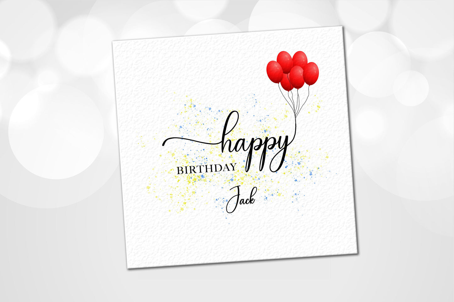 Personalised Birthday Card