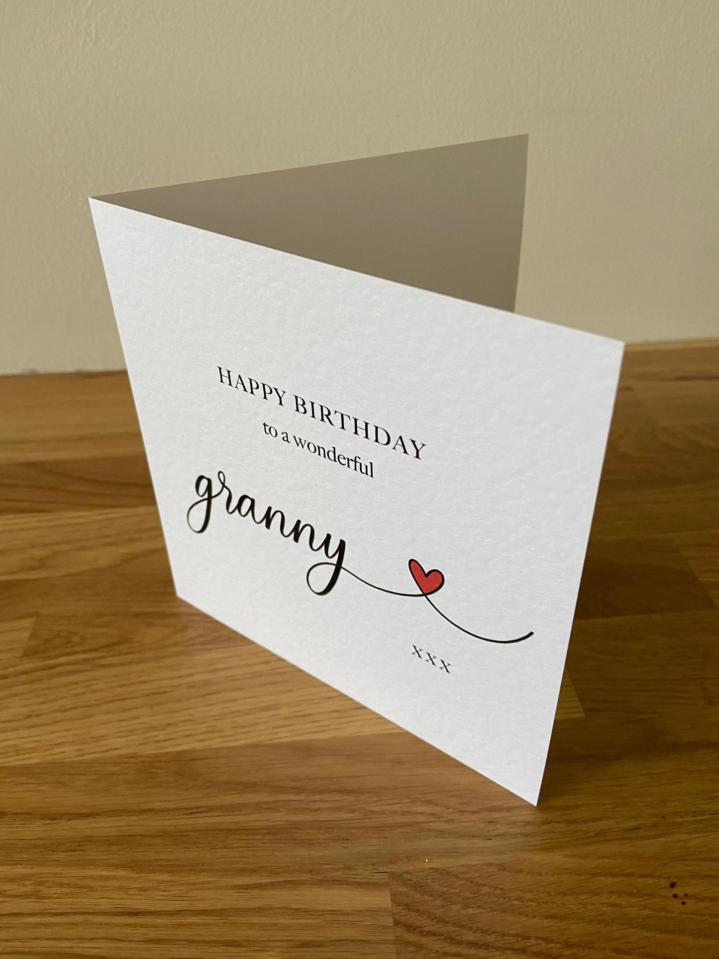 Grandma Birthday Card