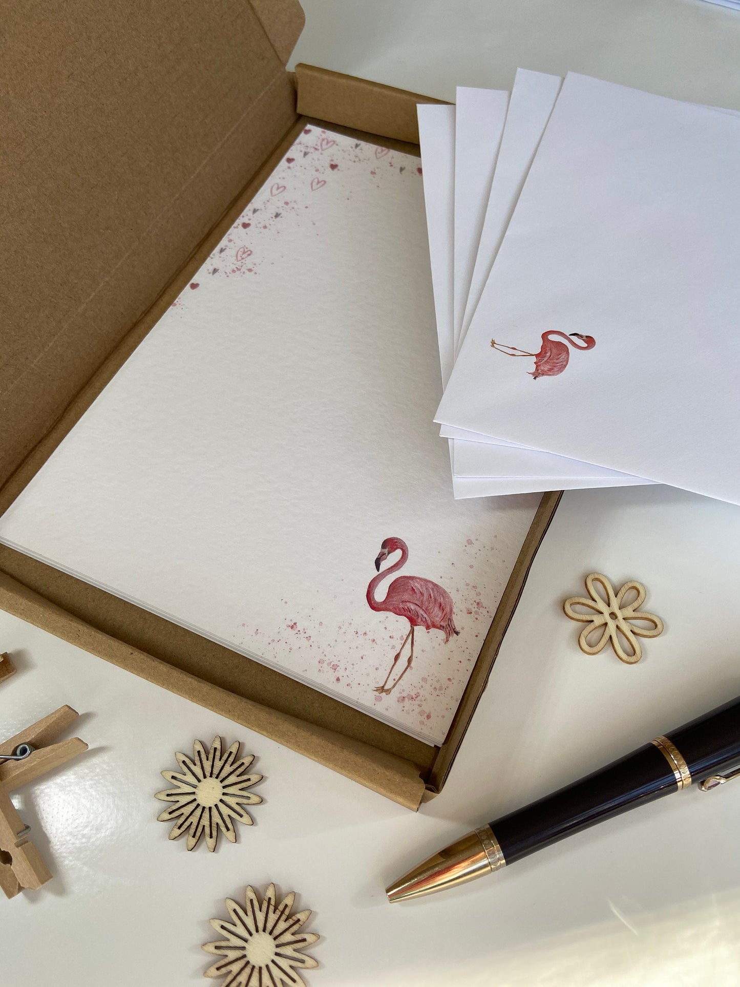 Flamingo Writing Paper Set