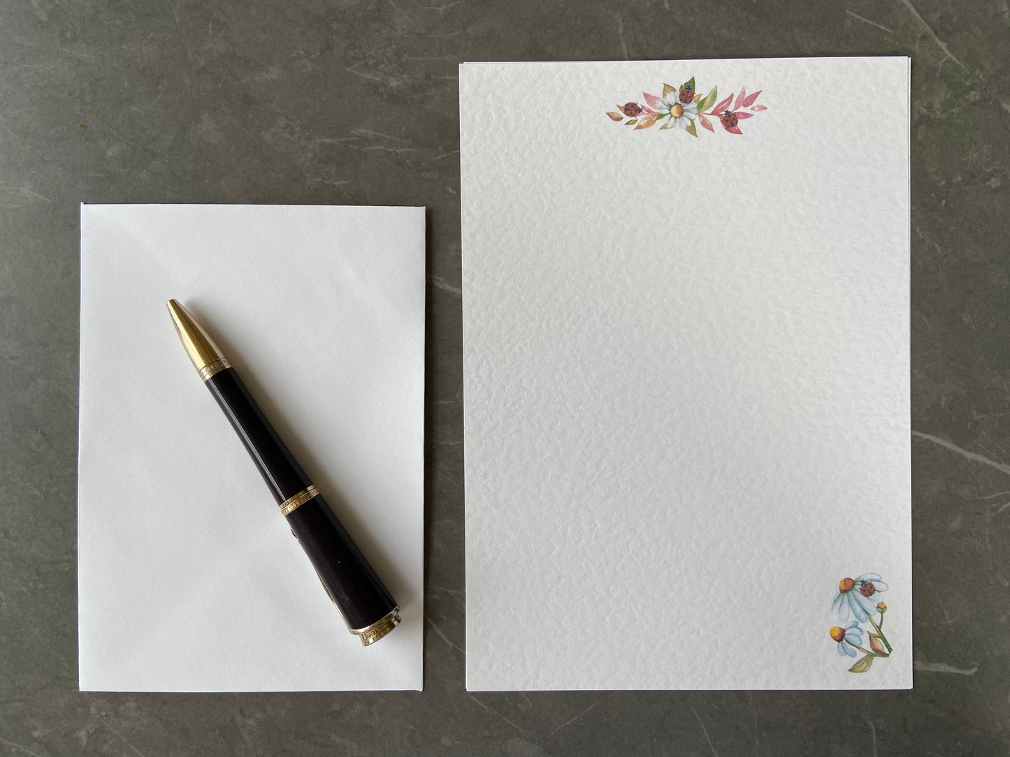 45 Piece Writing Set - Bees, Butterflies and Ladybirds