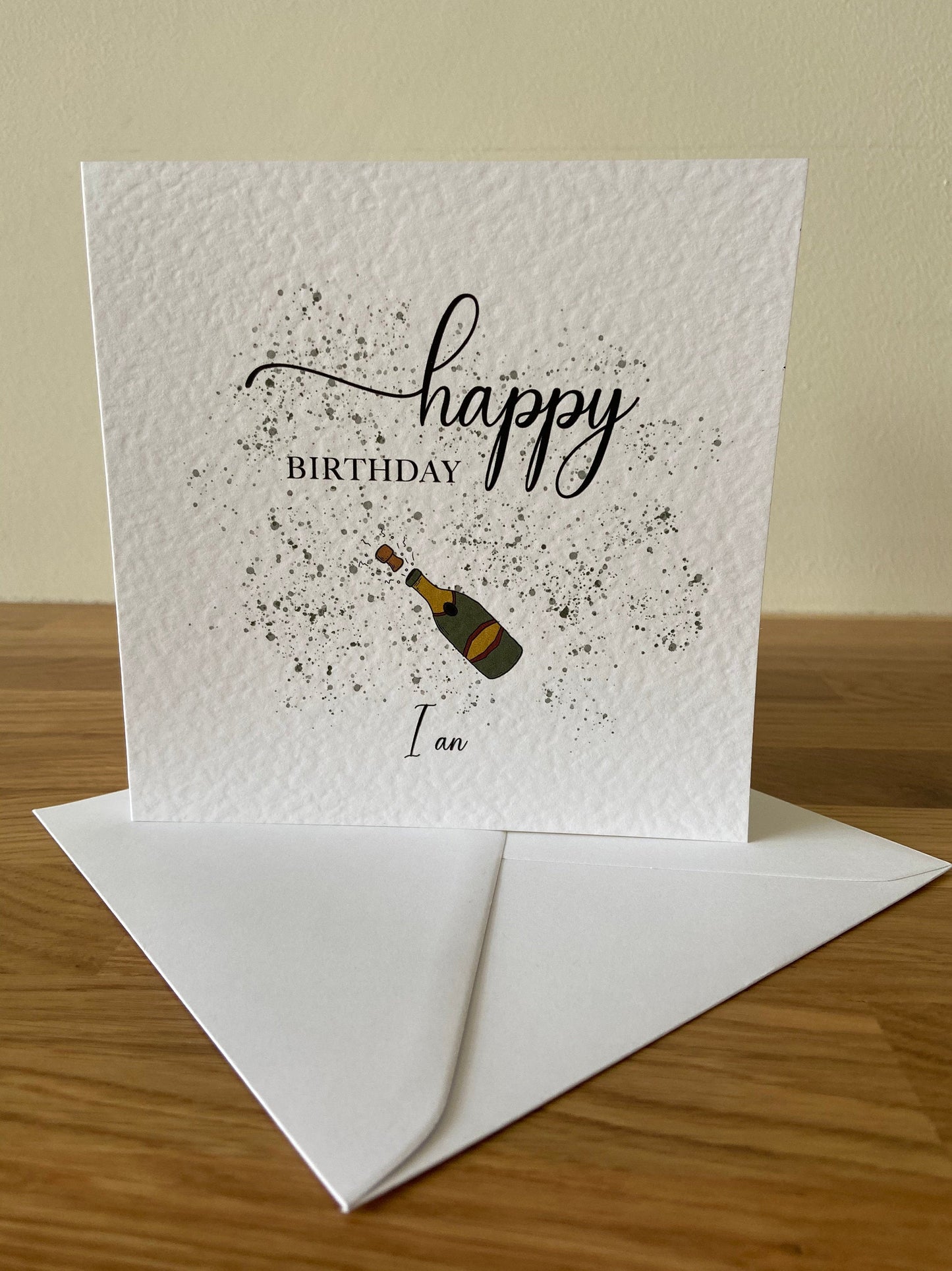 Personalised Happy Birthday Card