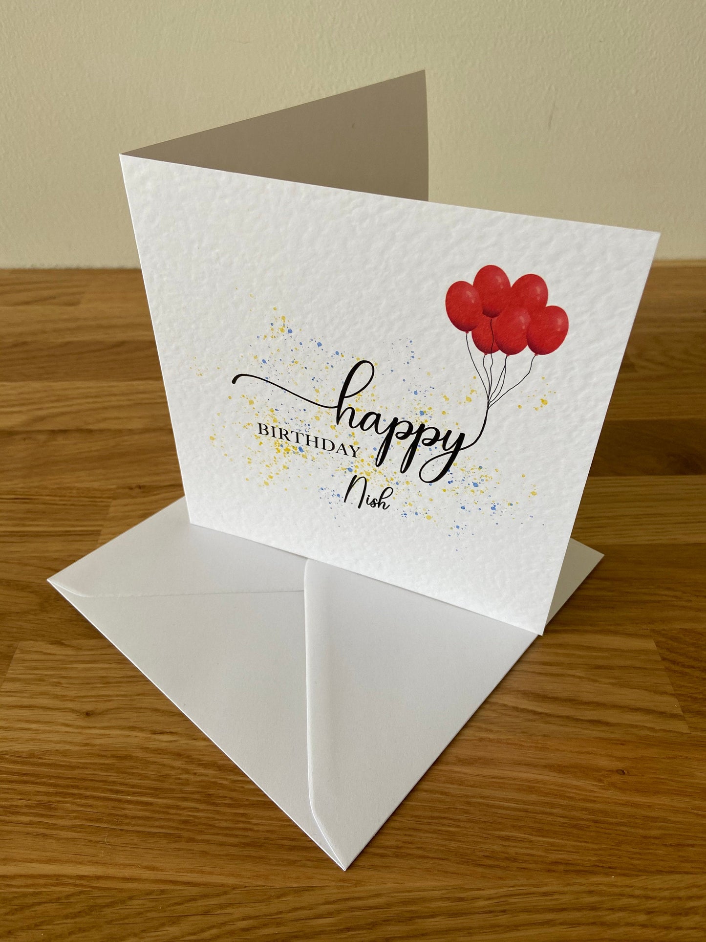 Personalised Birthday Card