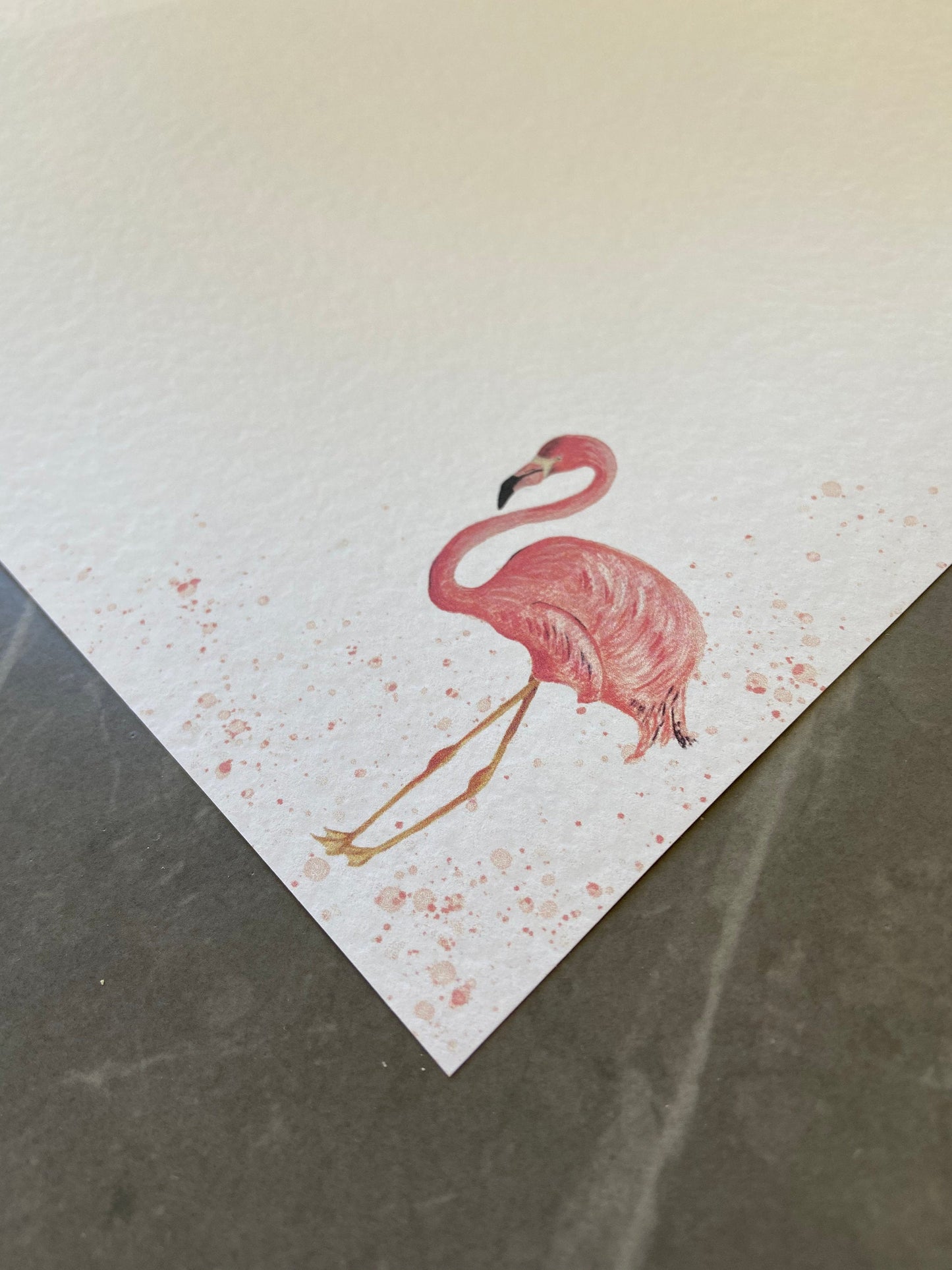 A4 Flamingo Writing Paper
