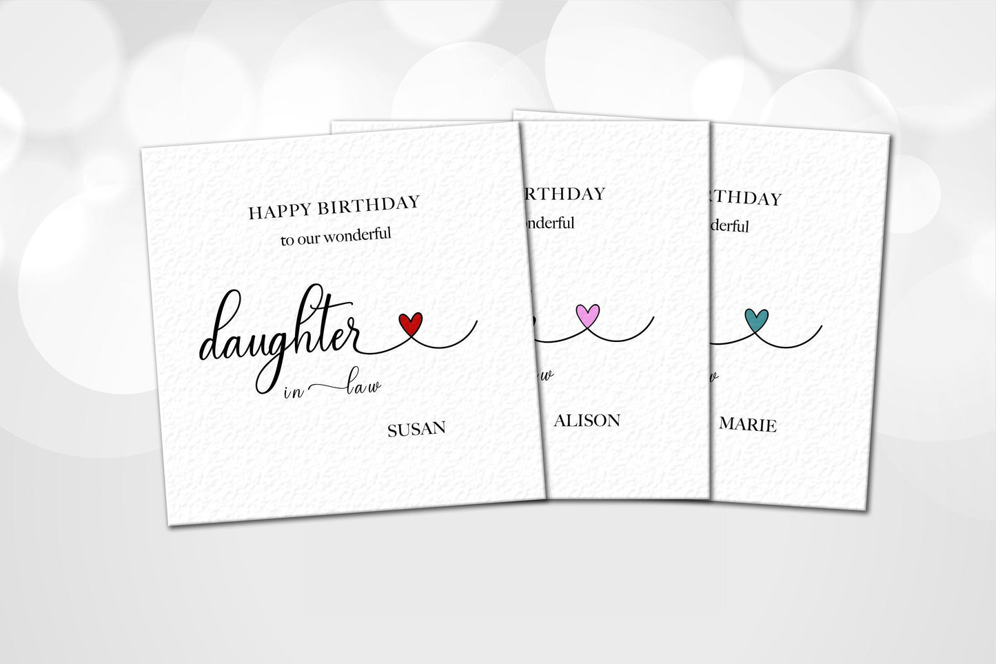 daughter in law birthday card