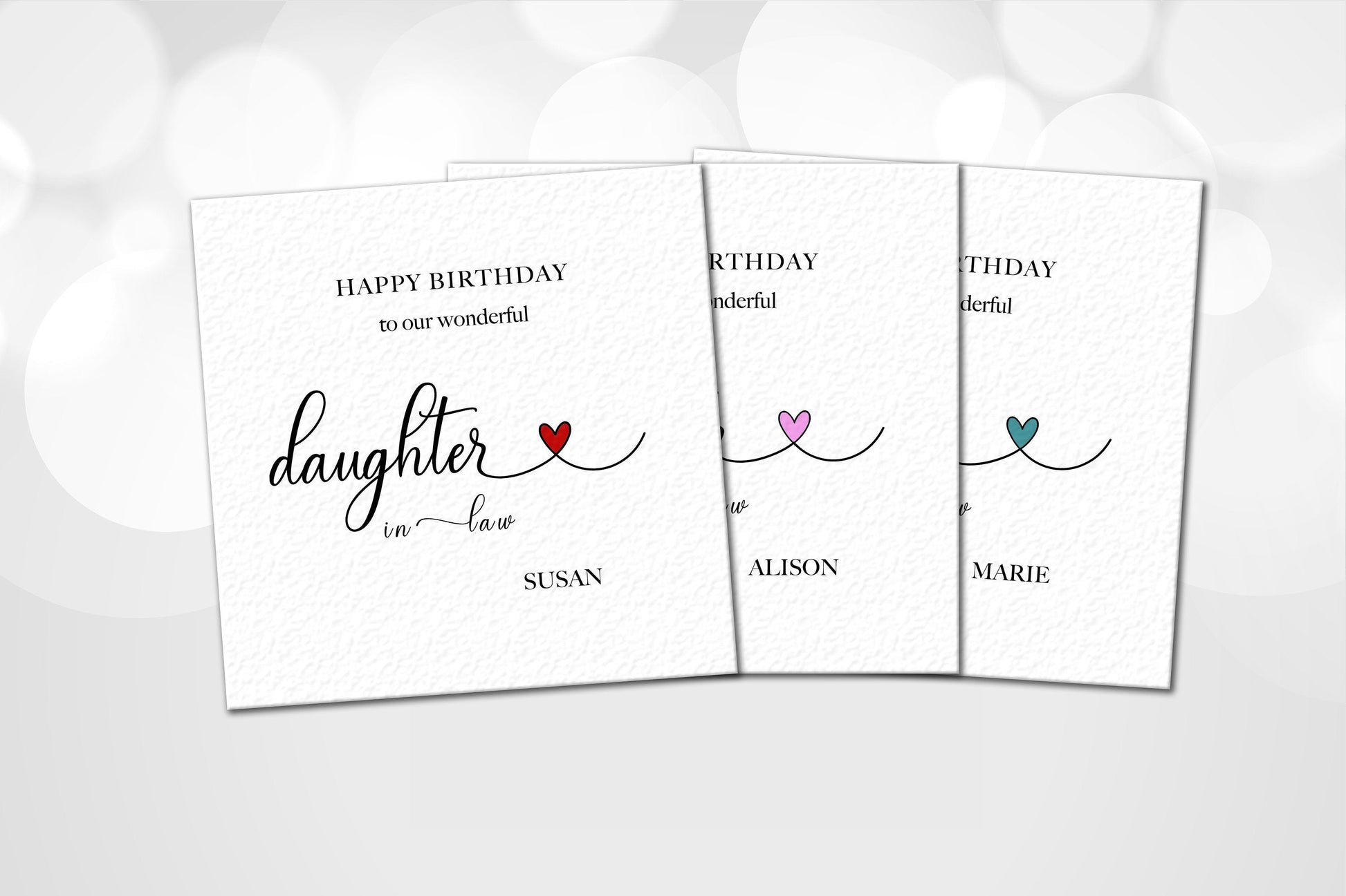 daughter in law birthday card