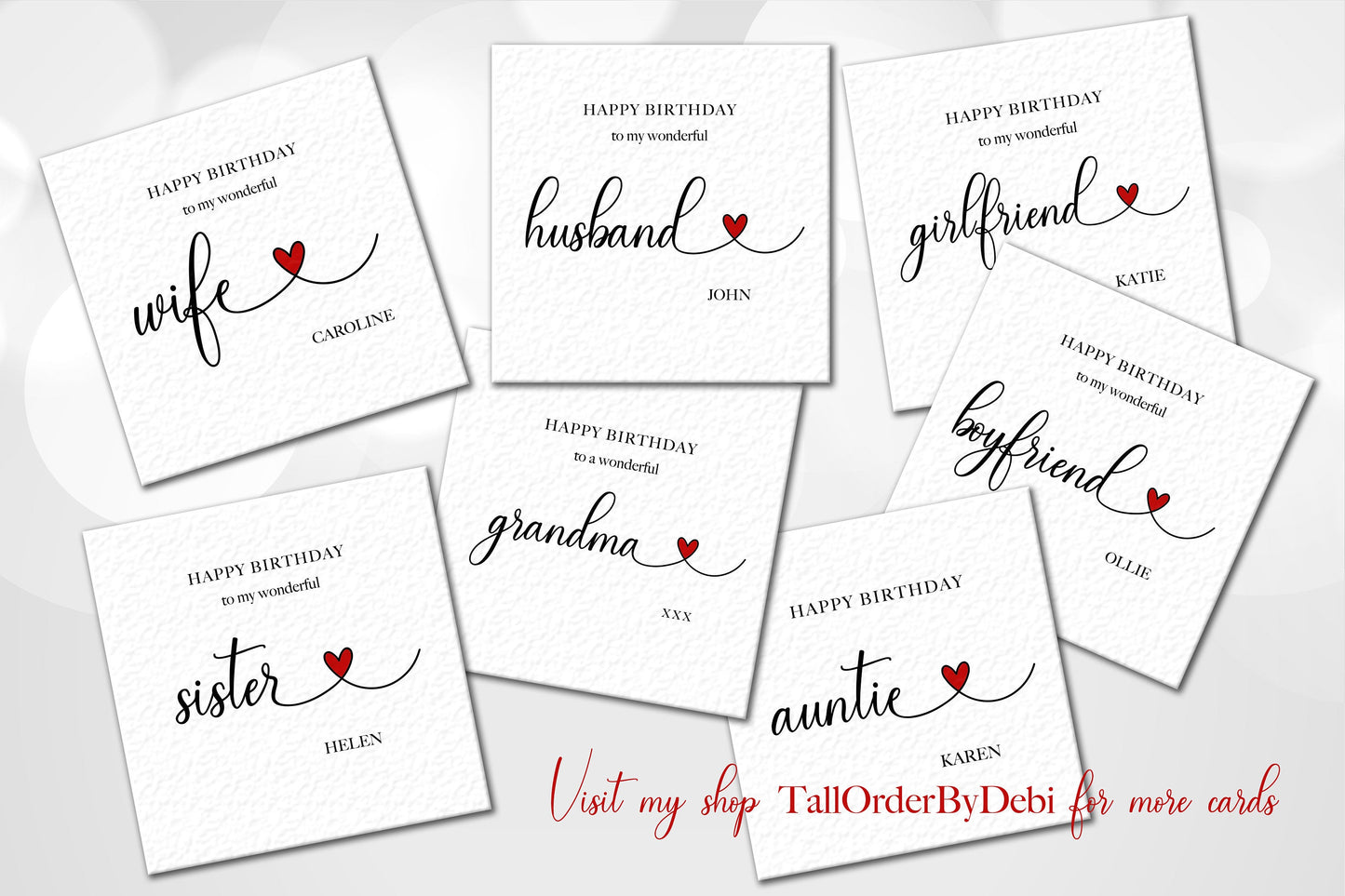 Personalised Sister-in-law Birthday Card