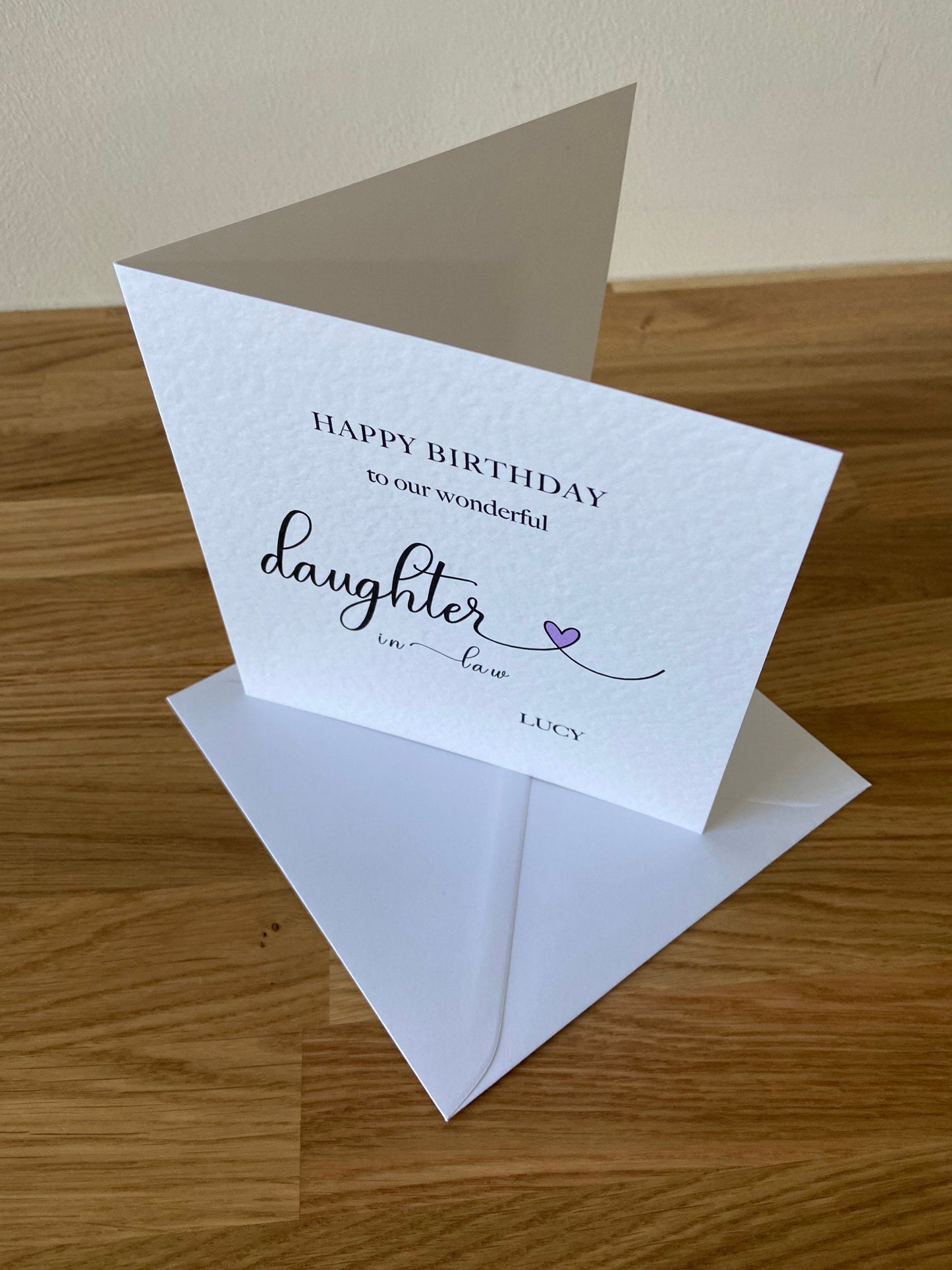 Personalised Daughter-in-law Birthday Card