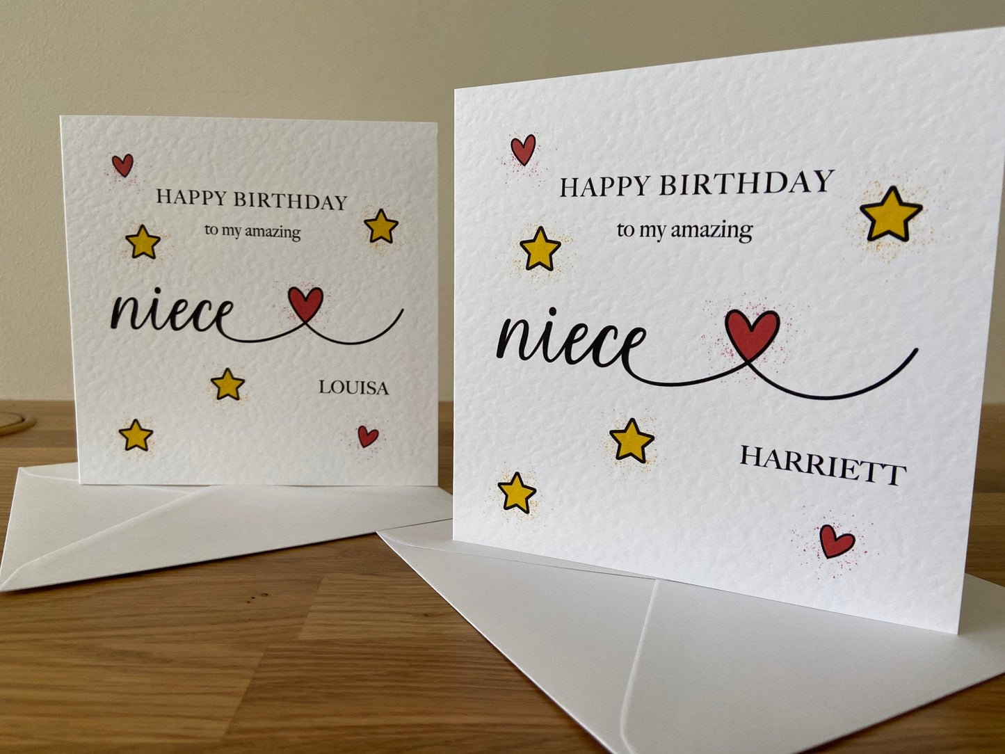 Personalised Niece Birthday Card