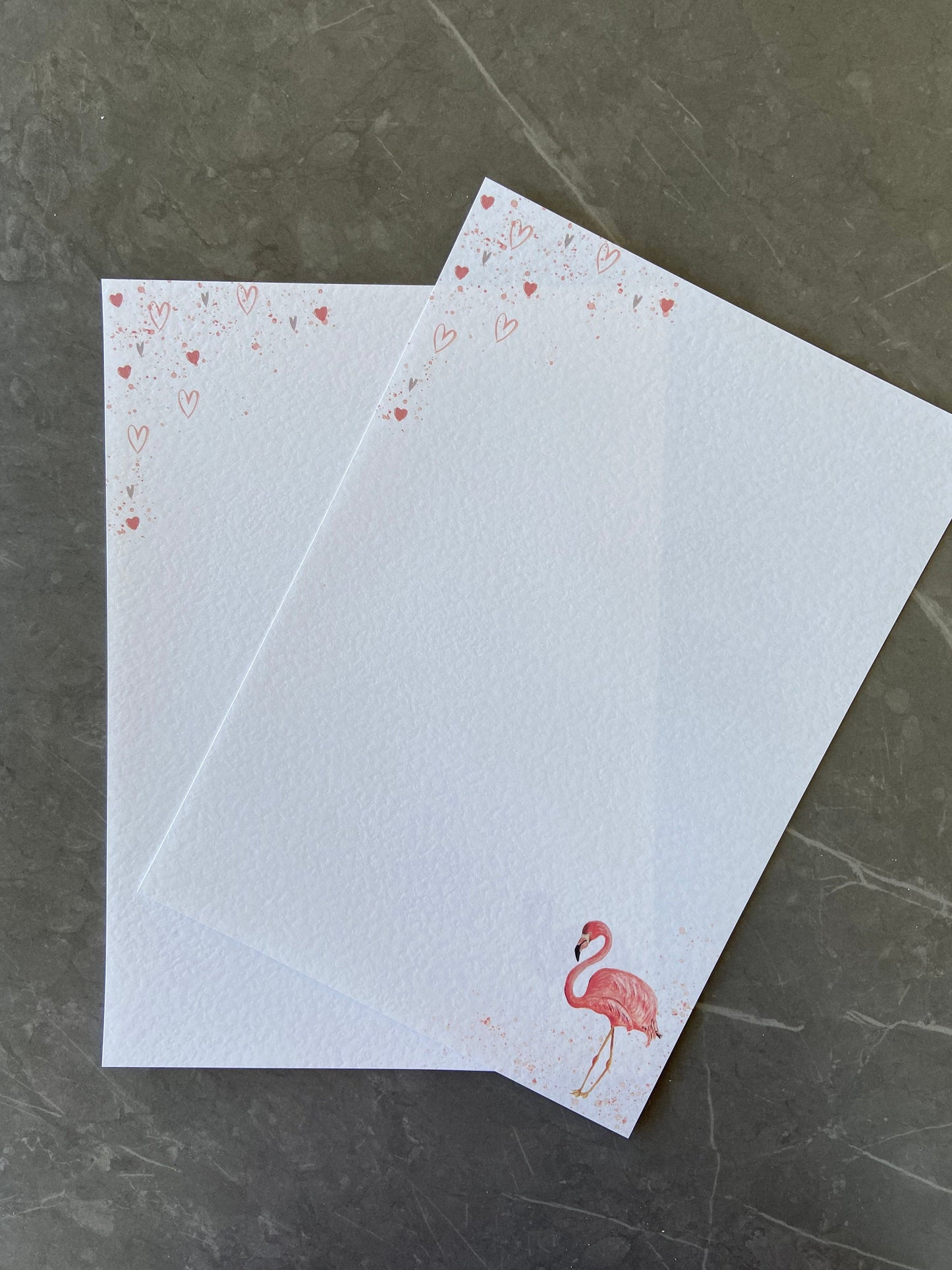 A4 Flamingo Writing Paper