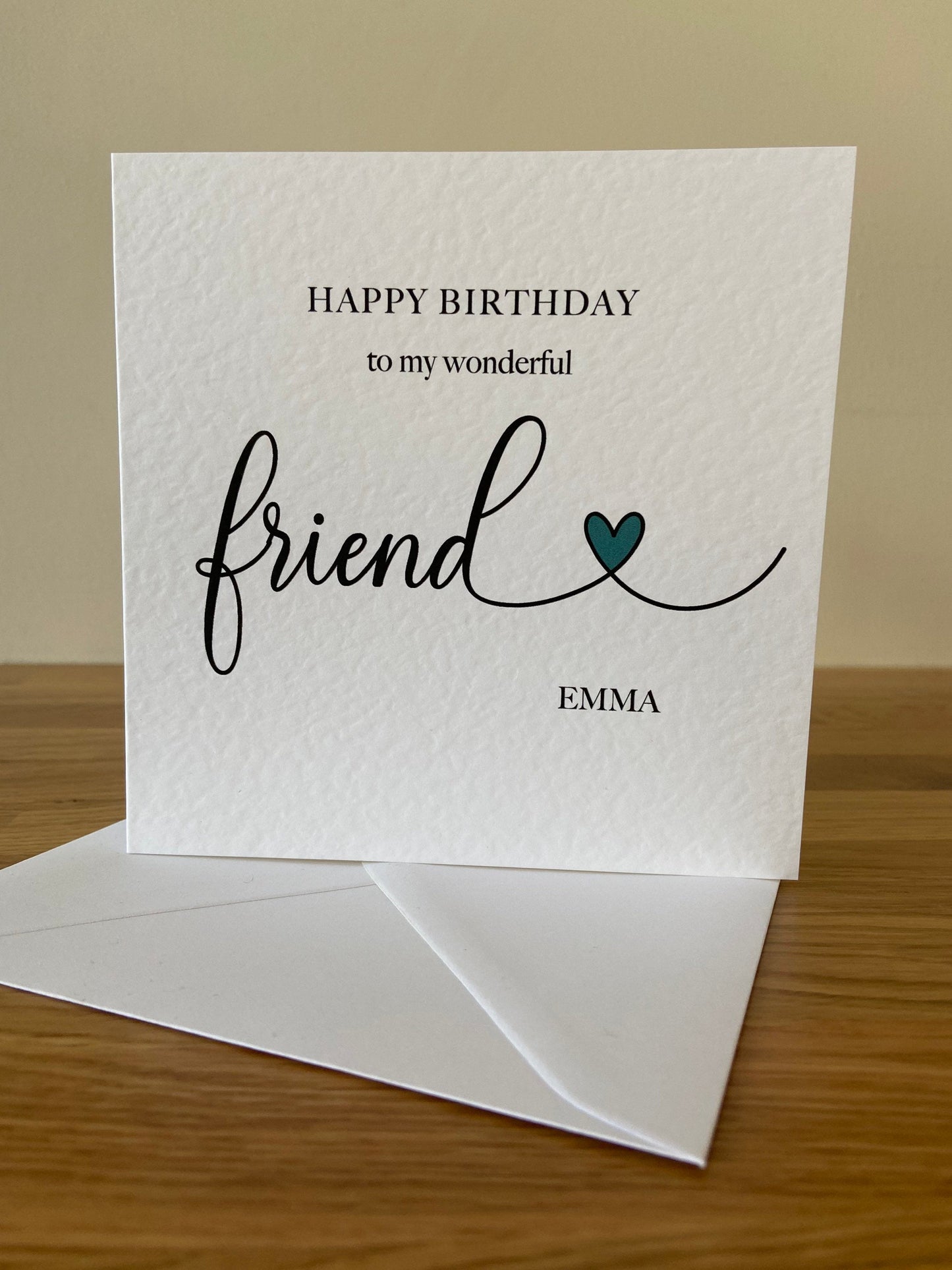 Personalised Friend Birthday Card