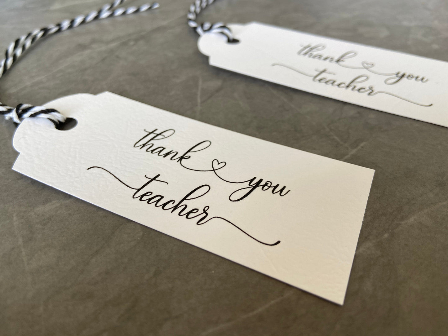 Thank You Teacher Gift Tags