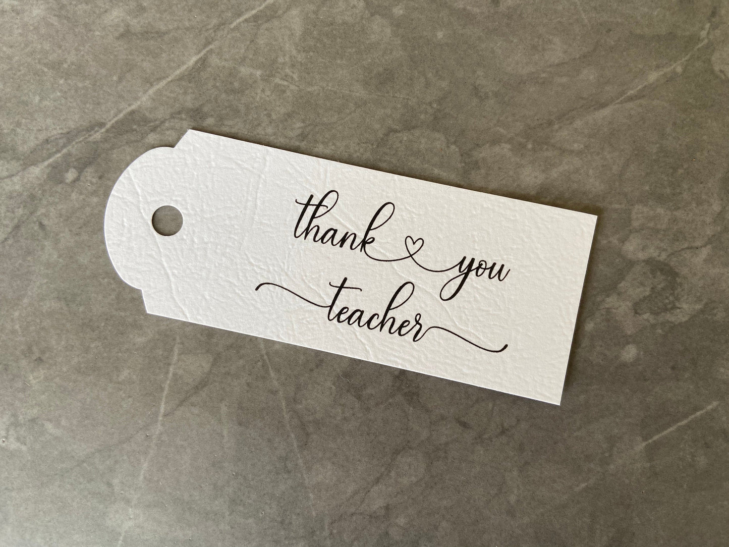 Thank You Teacher Gift Tags