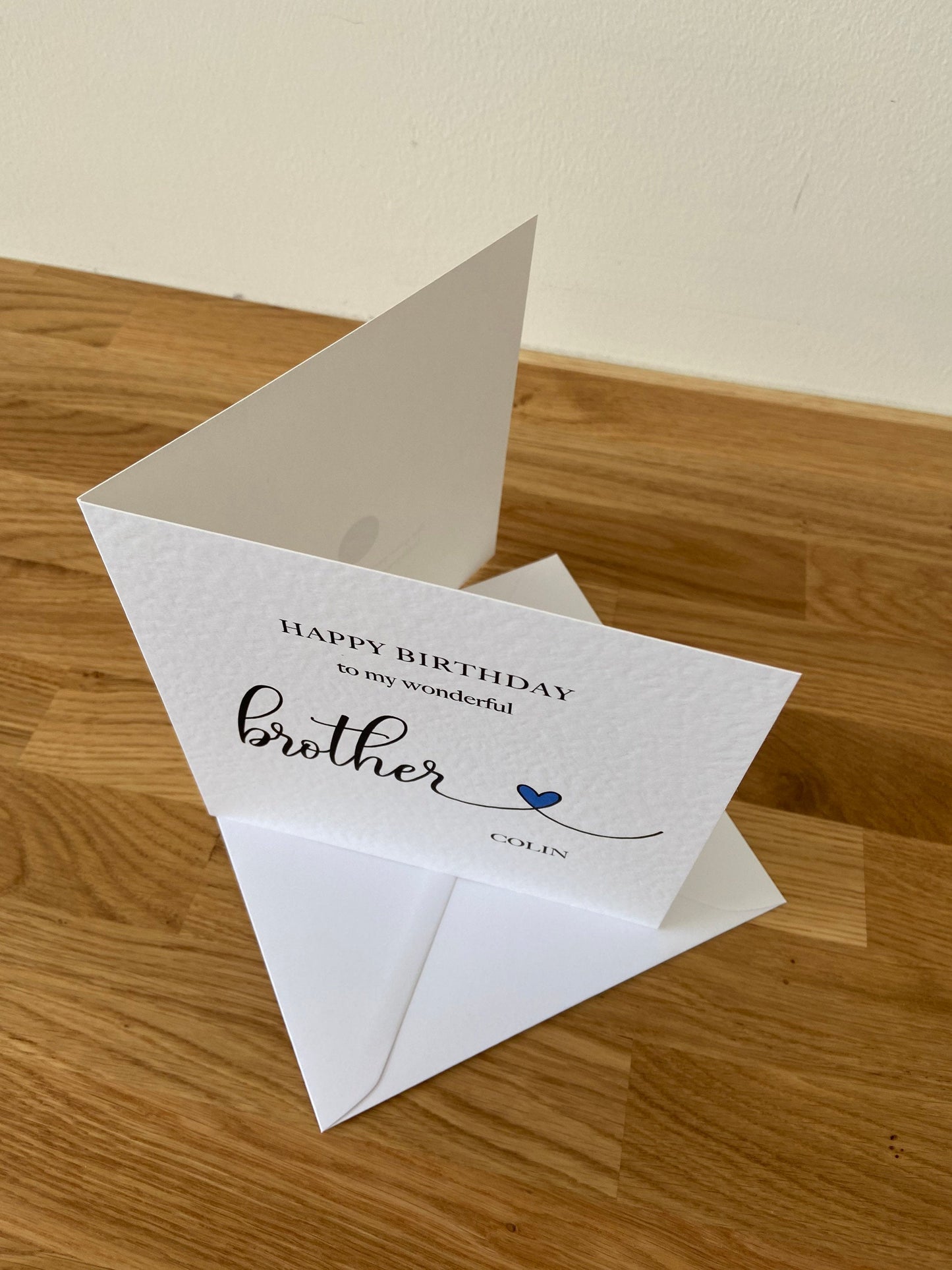 Personalised Brother Birthday Card