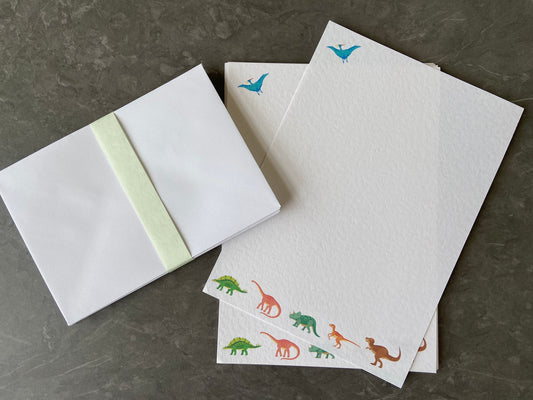 Dinosaur Writing Paper Set