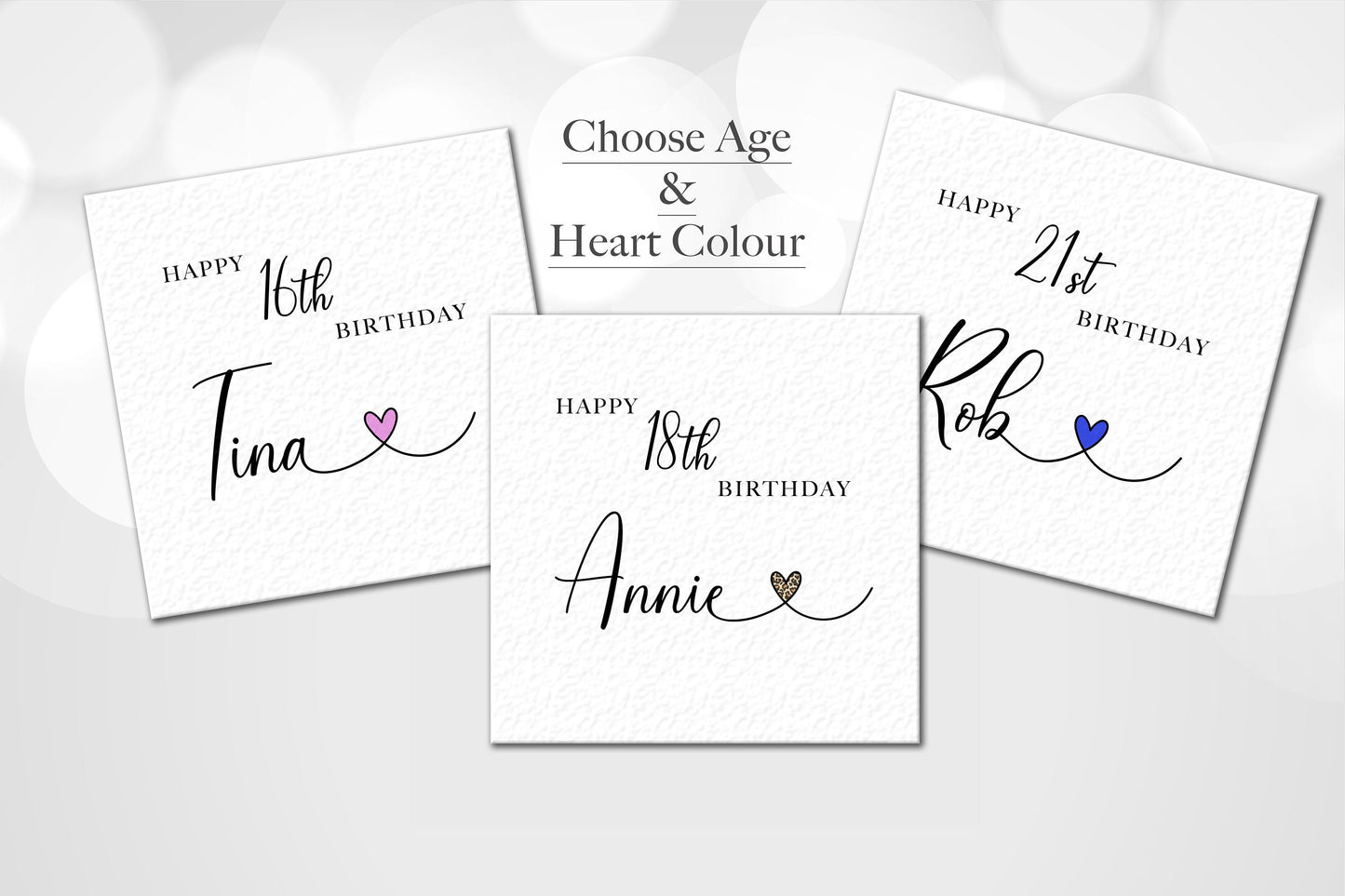 personalised birthday card