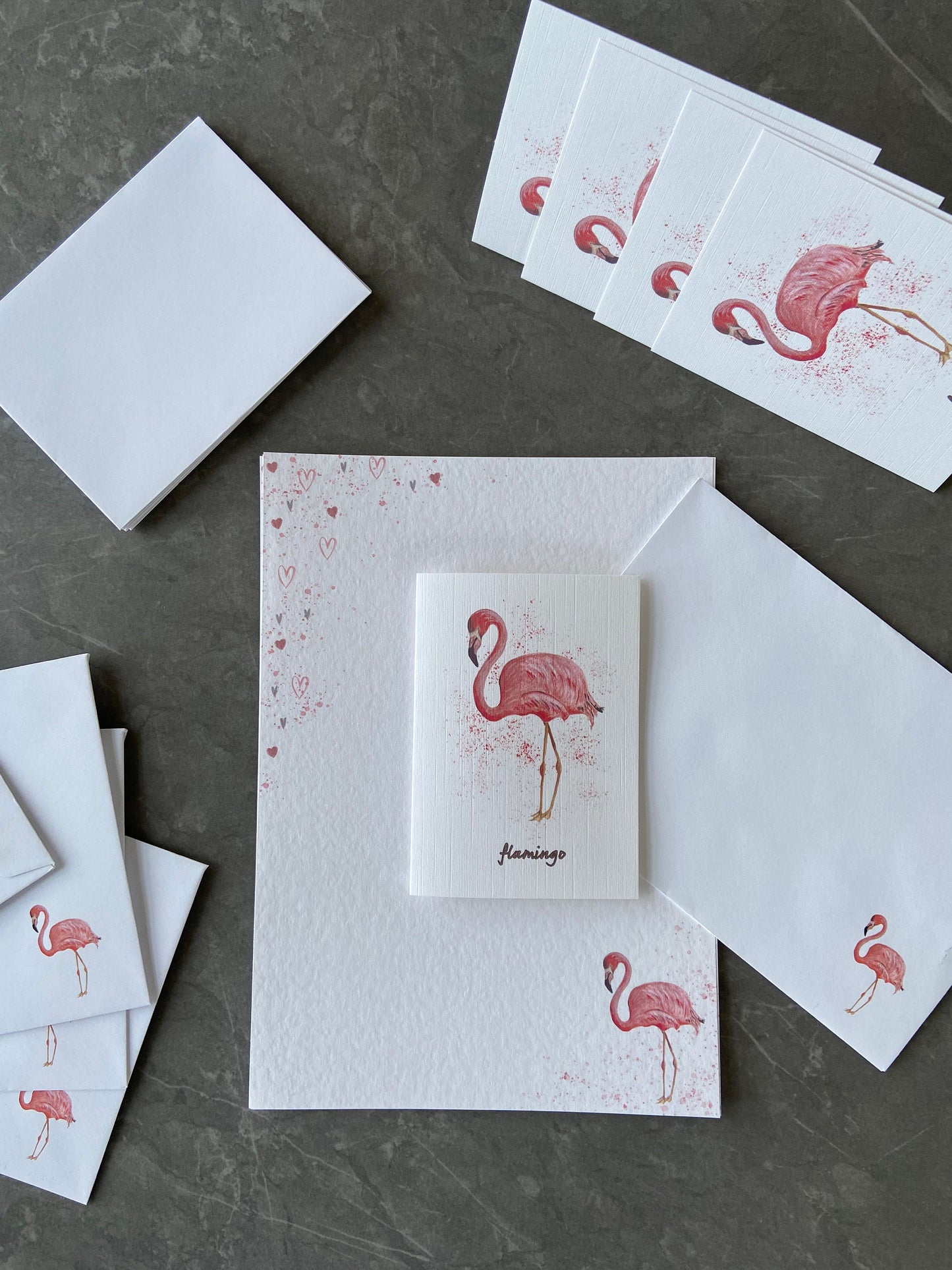 Flamingo Writing Paper Set
