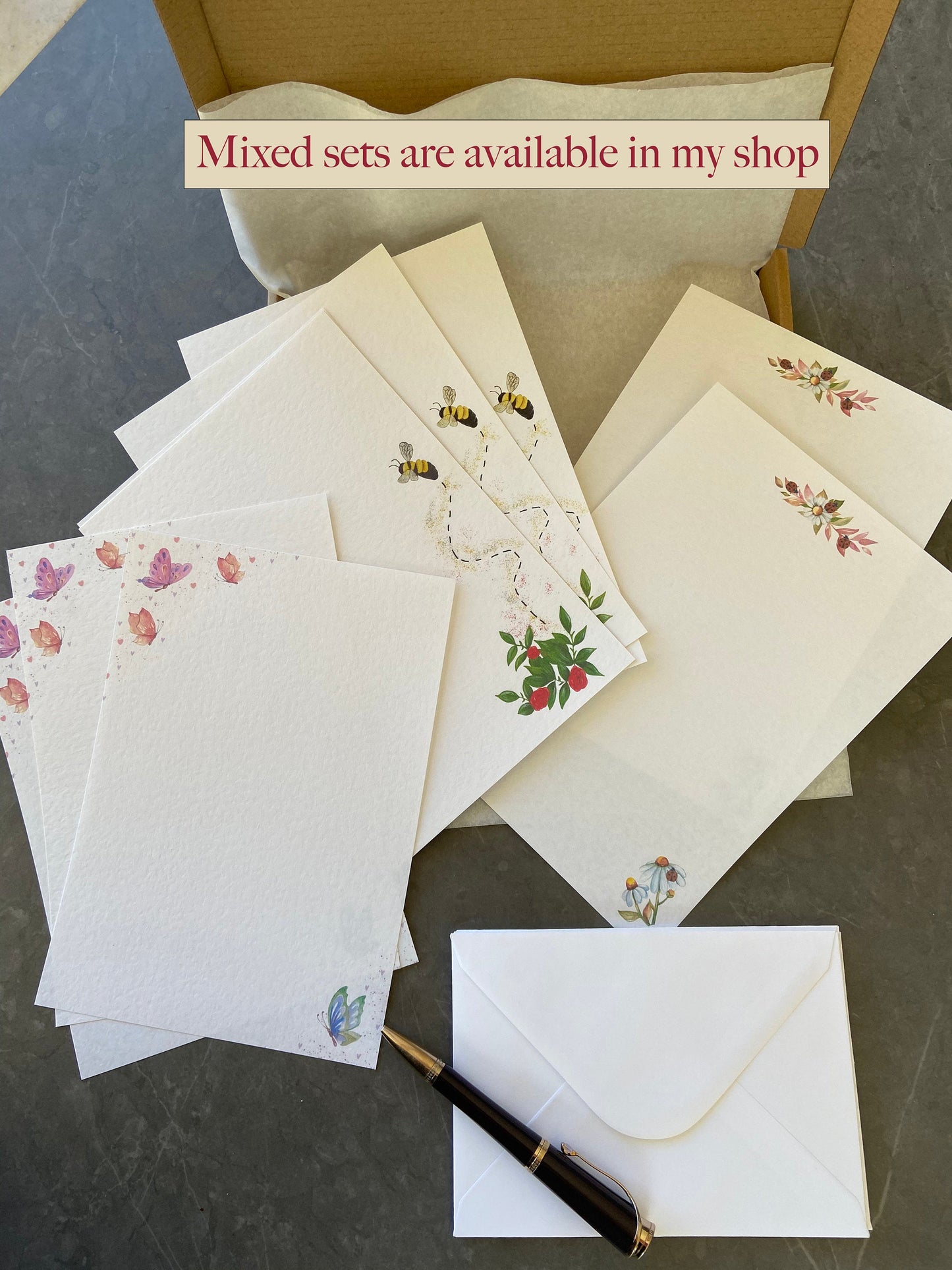 Daisy and Ladybird Writing Paper Set