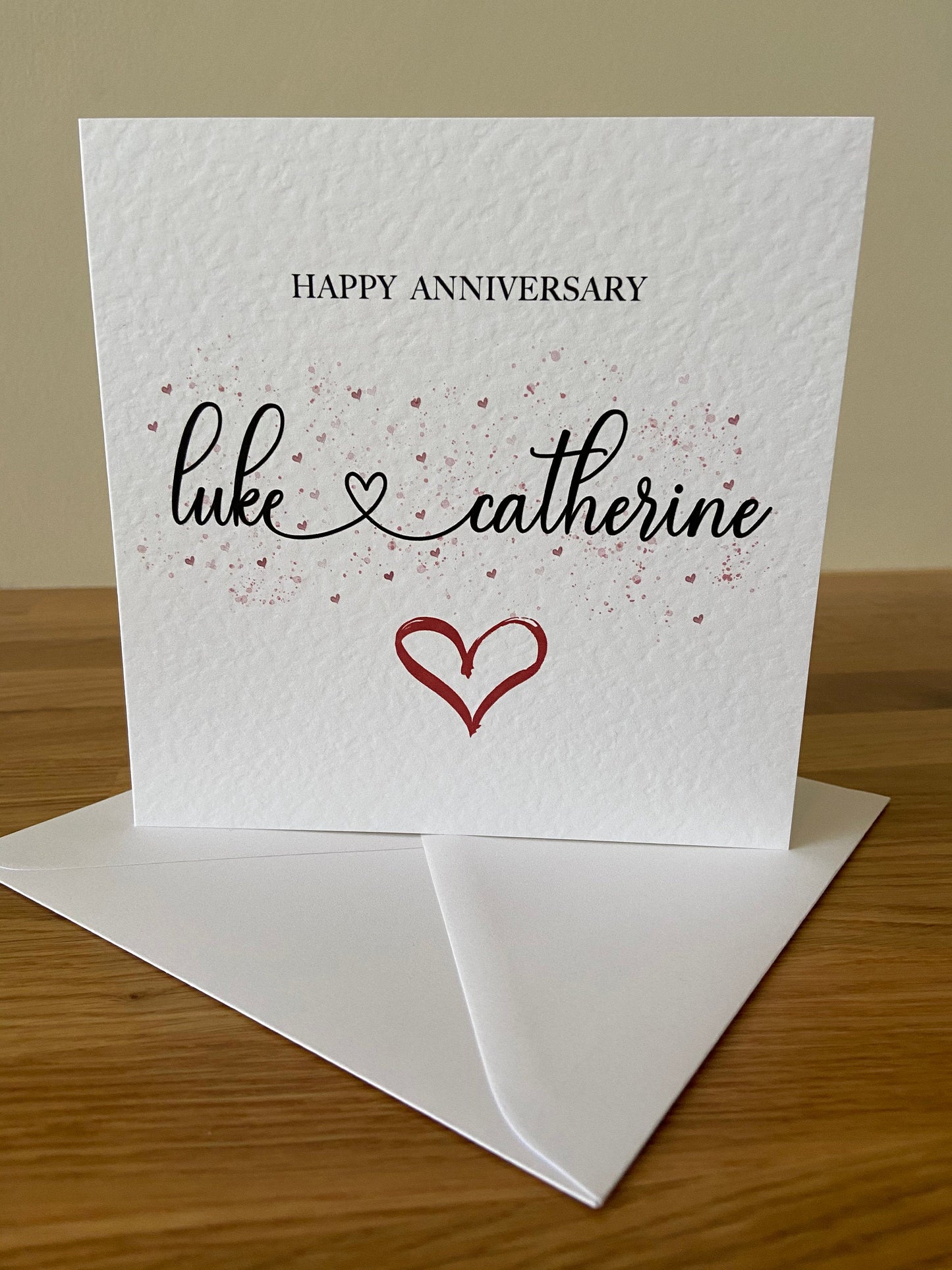 Personalised Anniversary Card