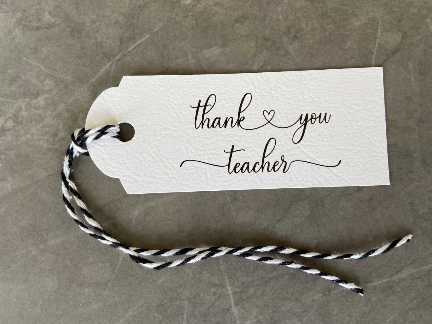 Thank You Teacher Gift Tags