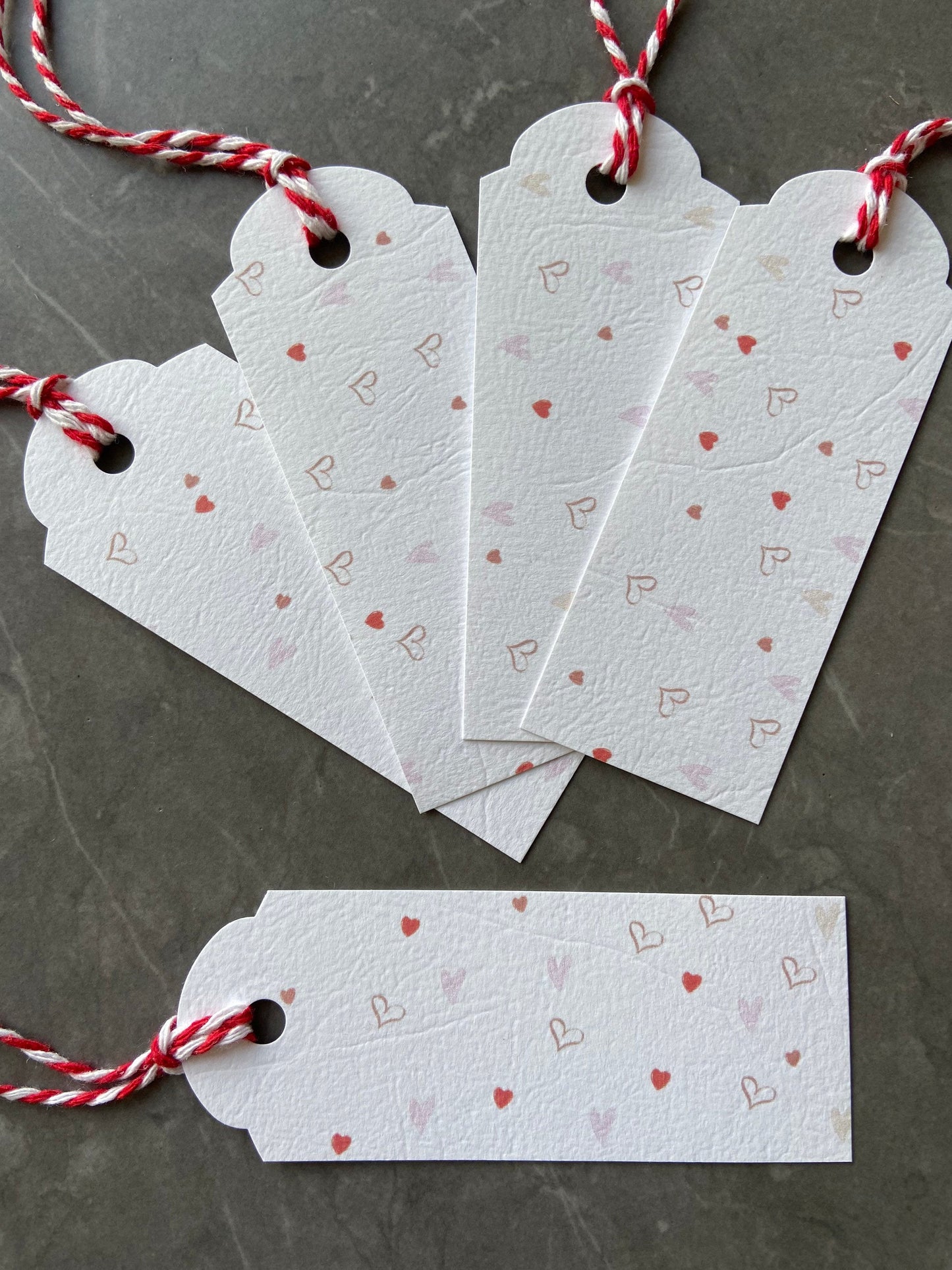 Heart Pattern Gift Tags
