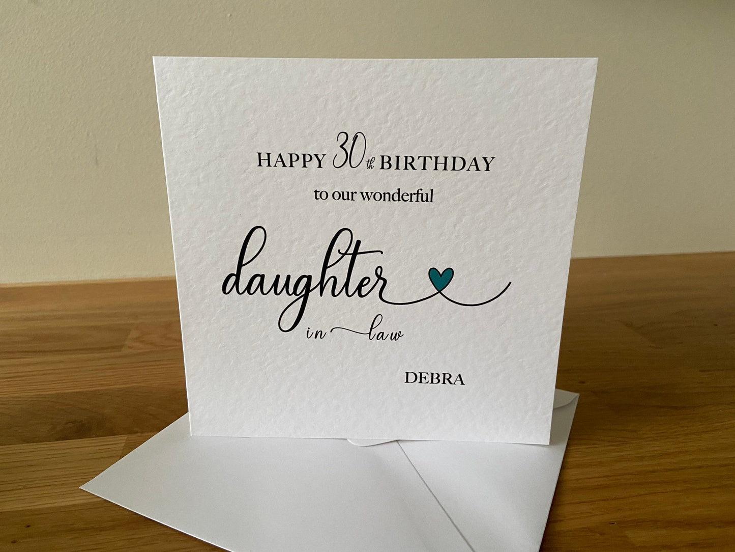 Personalised Daughter-in-law Birthday Card