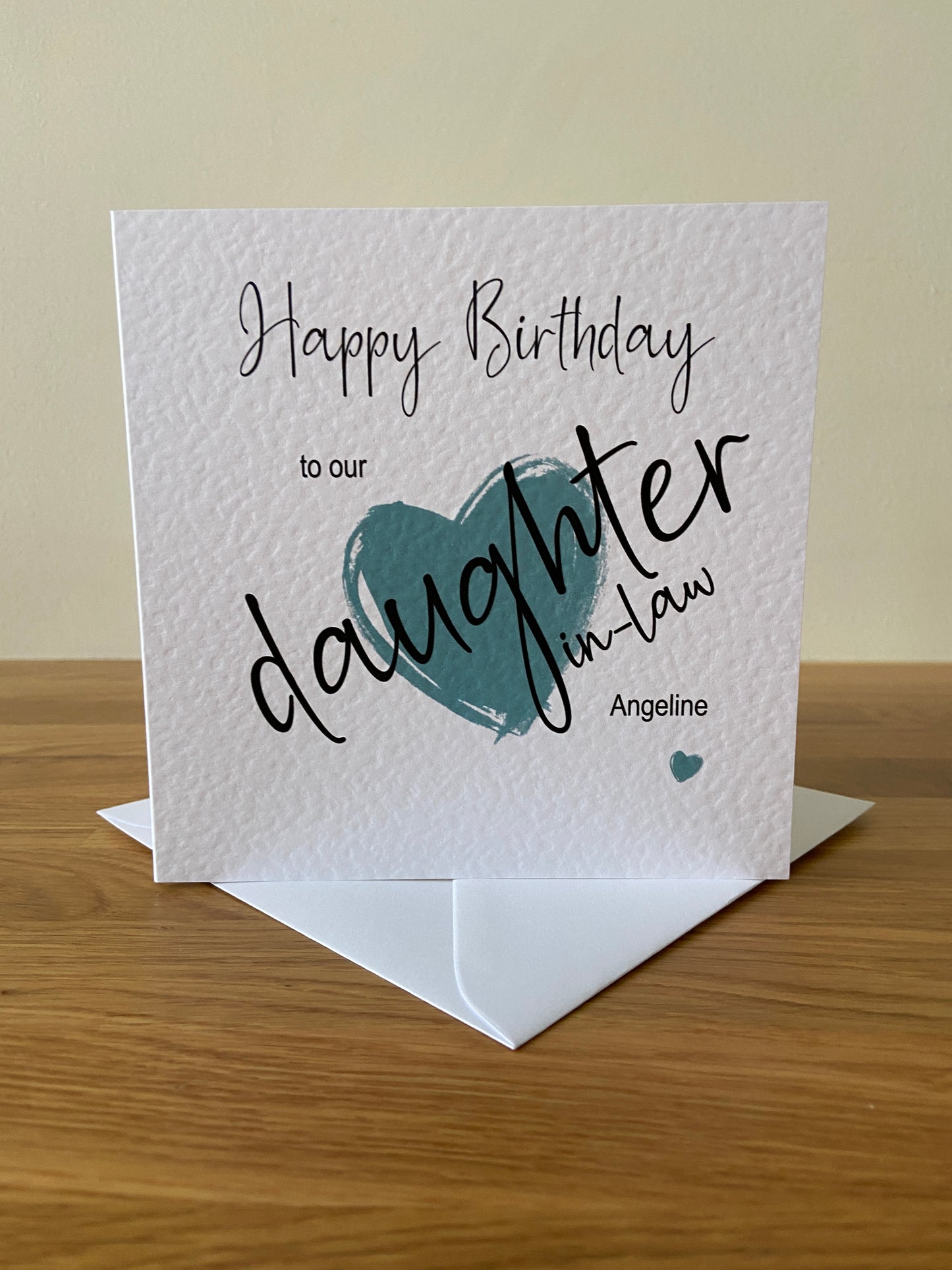 Personalised Daughter-in-Law Birthday Card