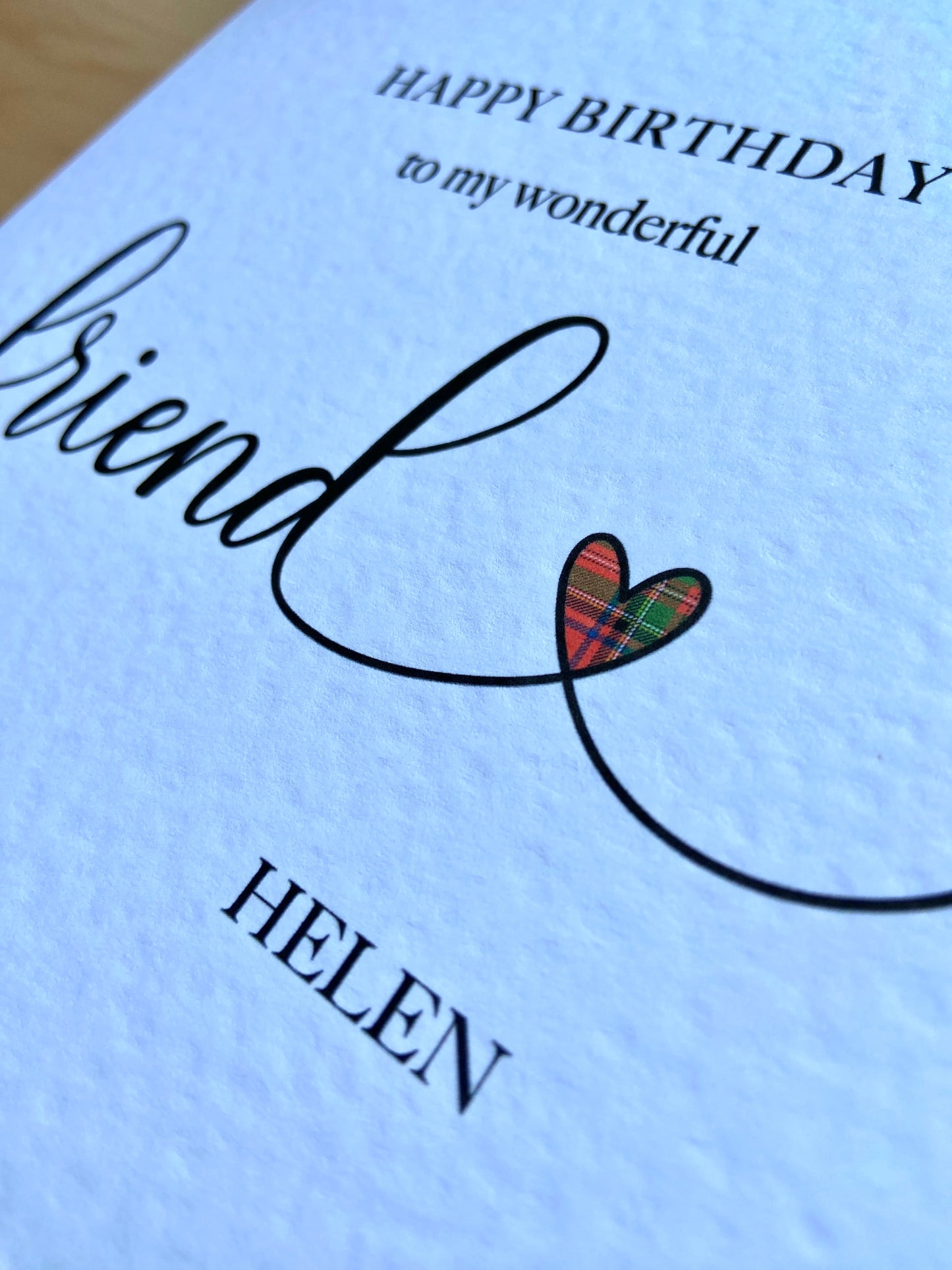 Personalised Friend Birthday Card