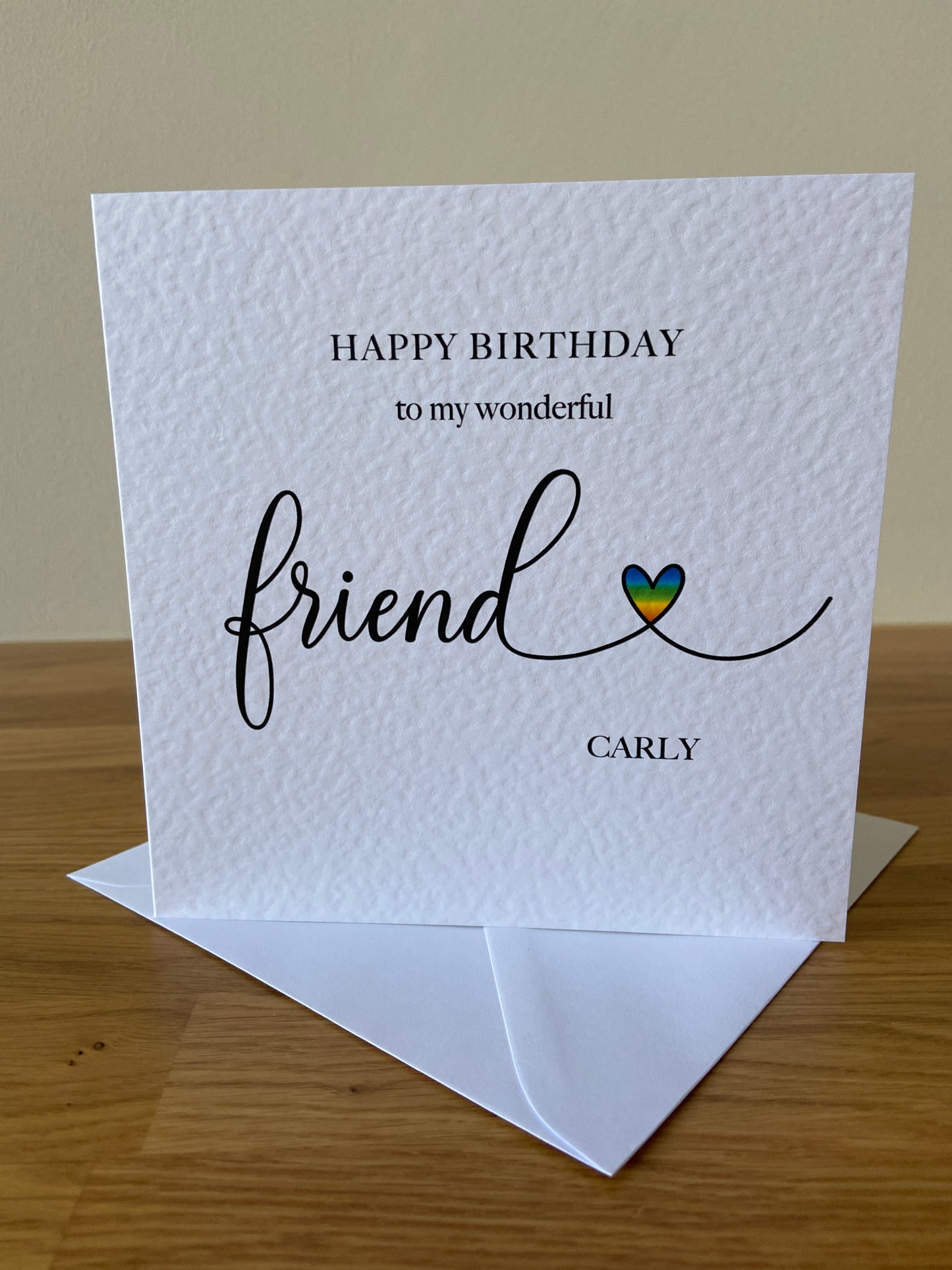 Personalised Friend Birthday Card