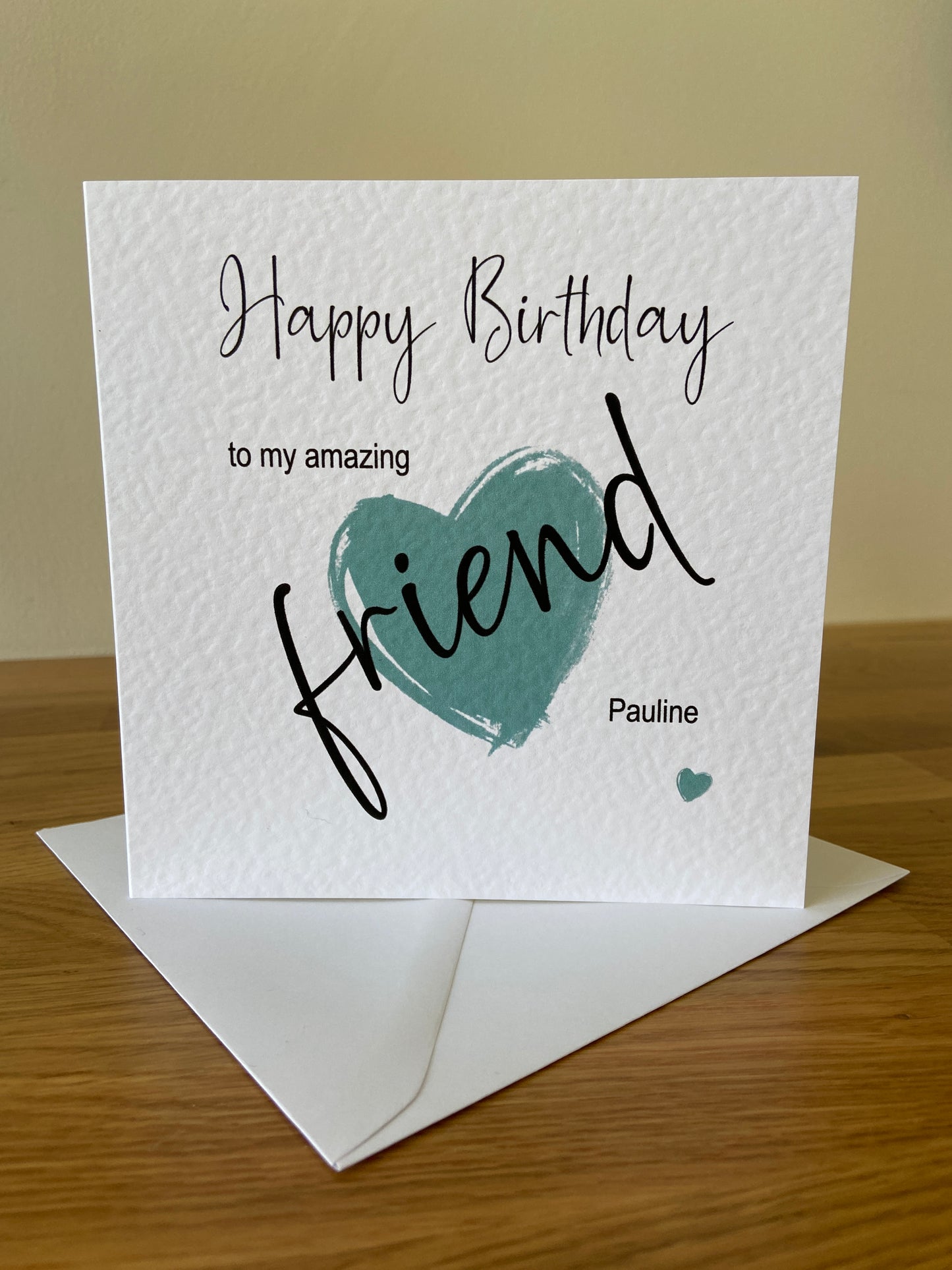 Personalised Friend Birthday Card