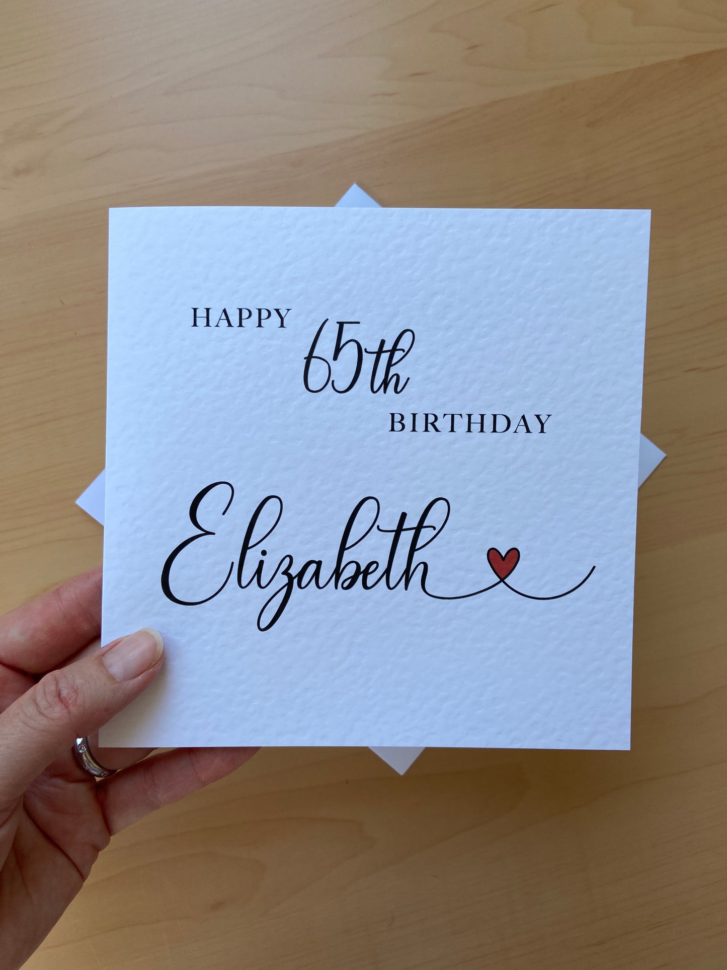 30th, 40th, 50th, 60th, 70th or any age Personalised Birthday Card