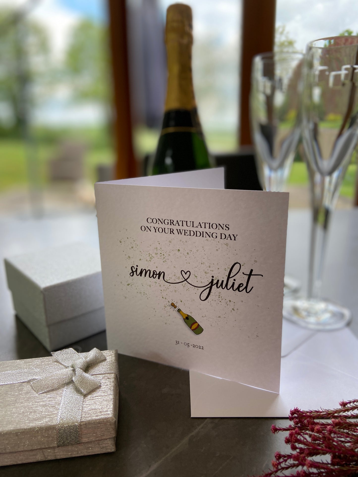 Personalised Wedding Card