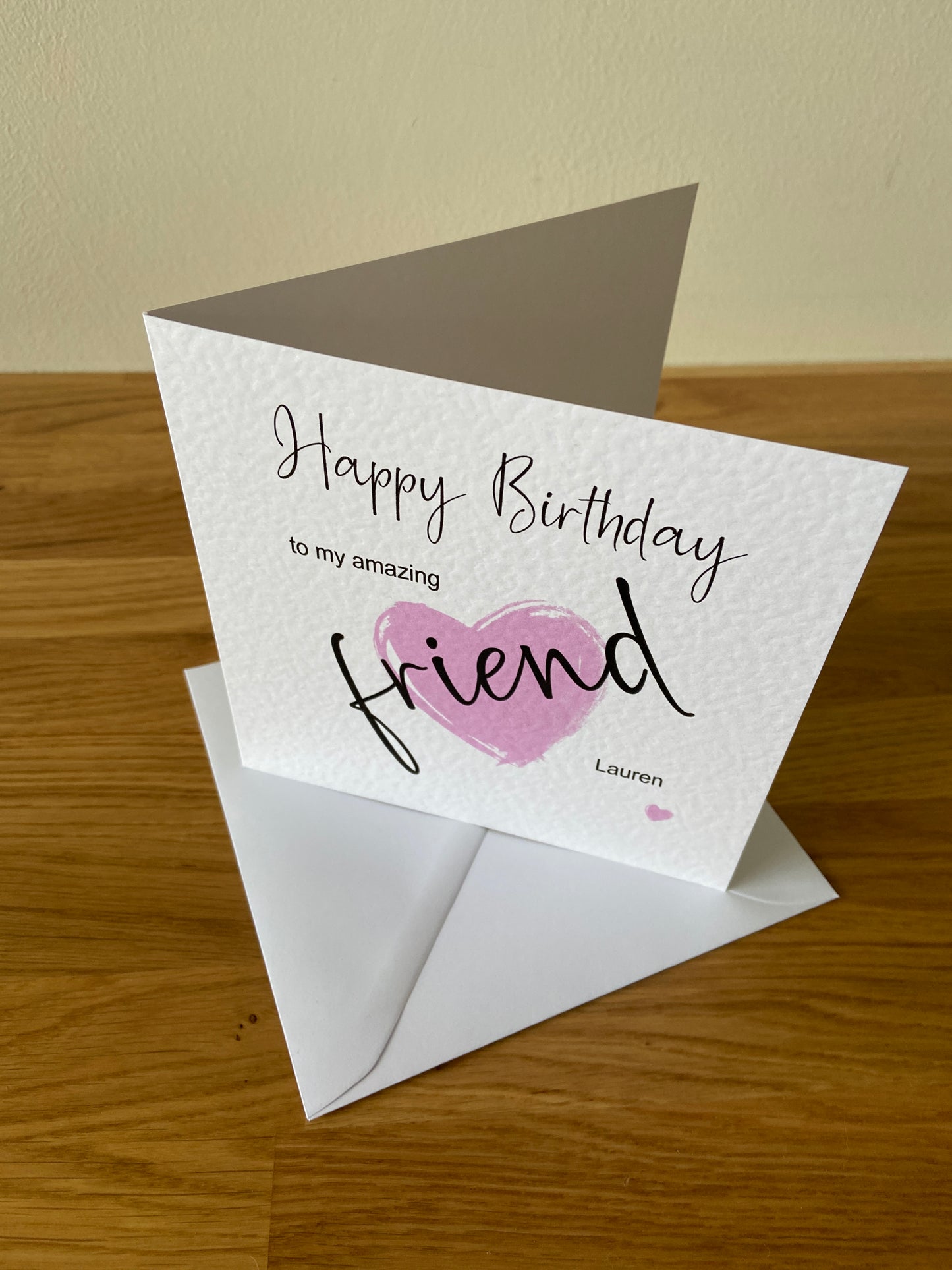 Personalised Friend Birthday Card