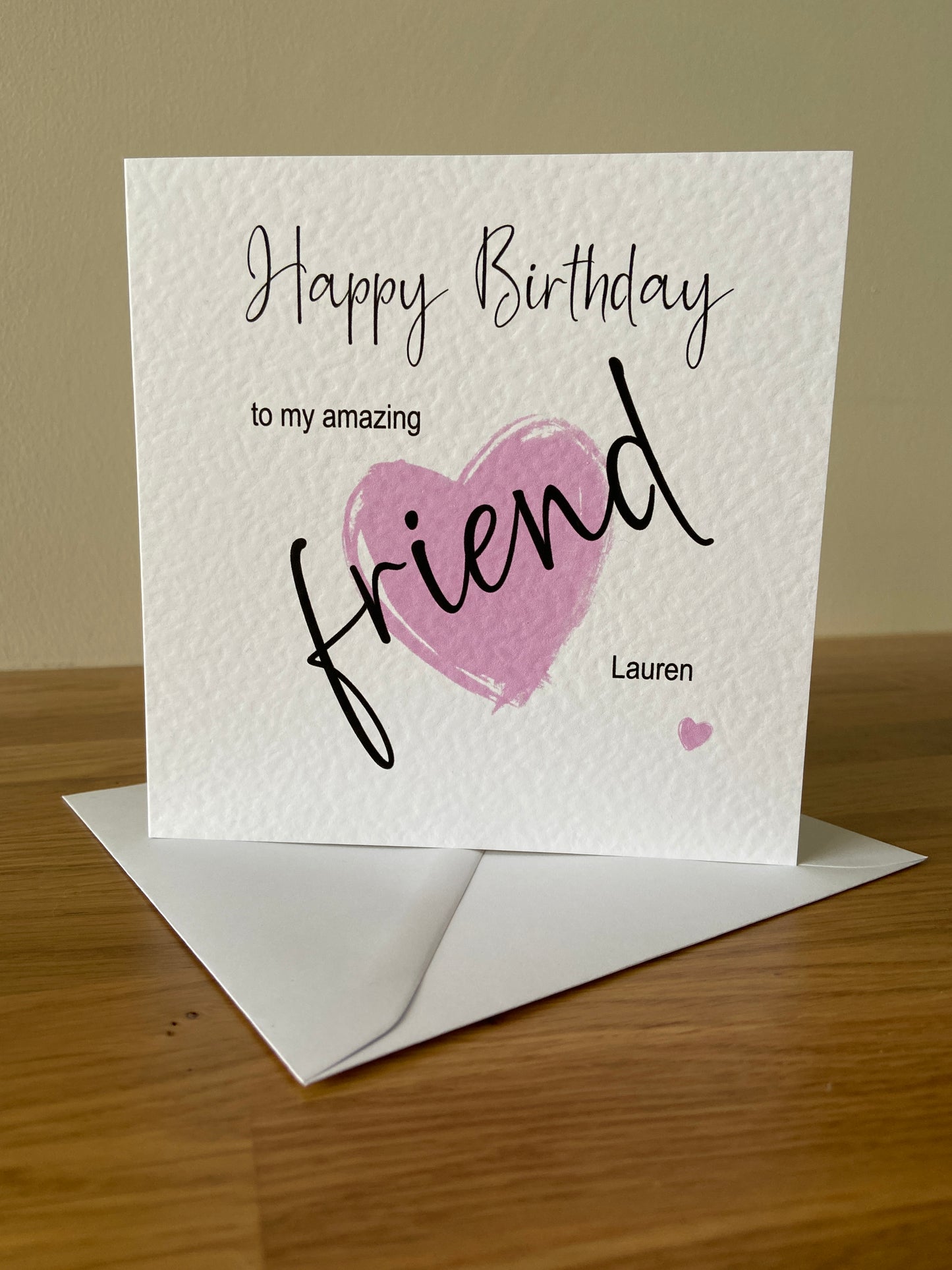 Personalised Friend Birthday Card