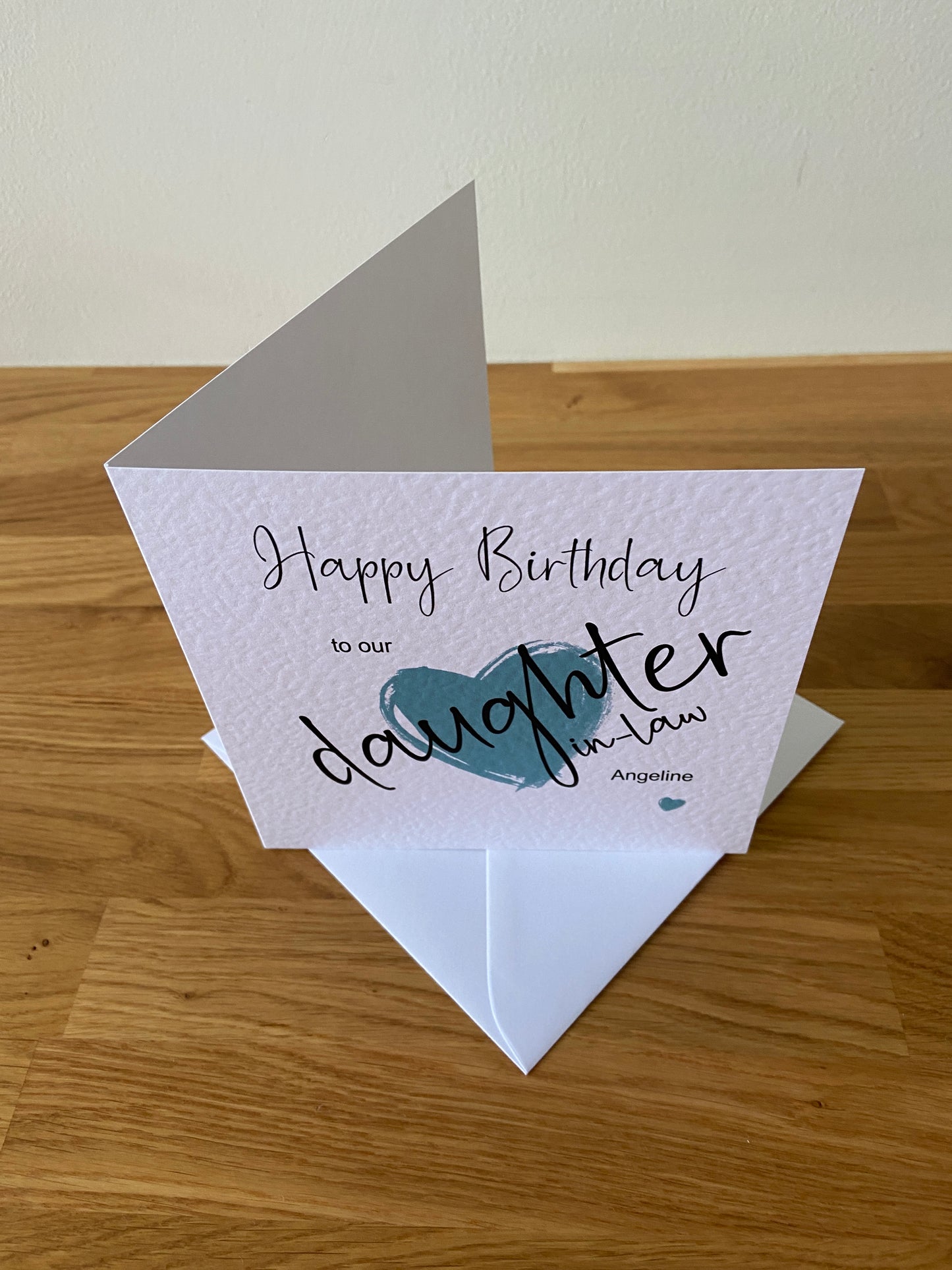 Personalised Daughter-in-Law Birthday Card