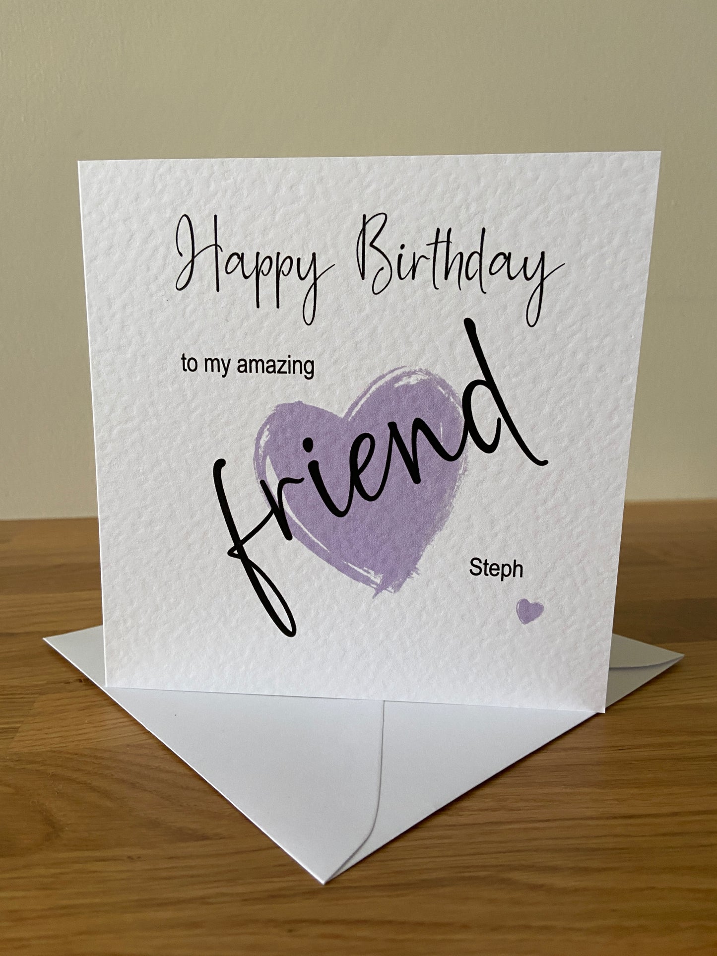 Personalised Friend Birthday Card