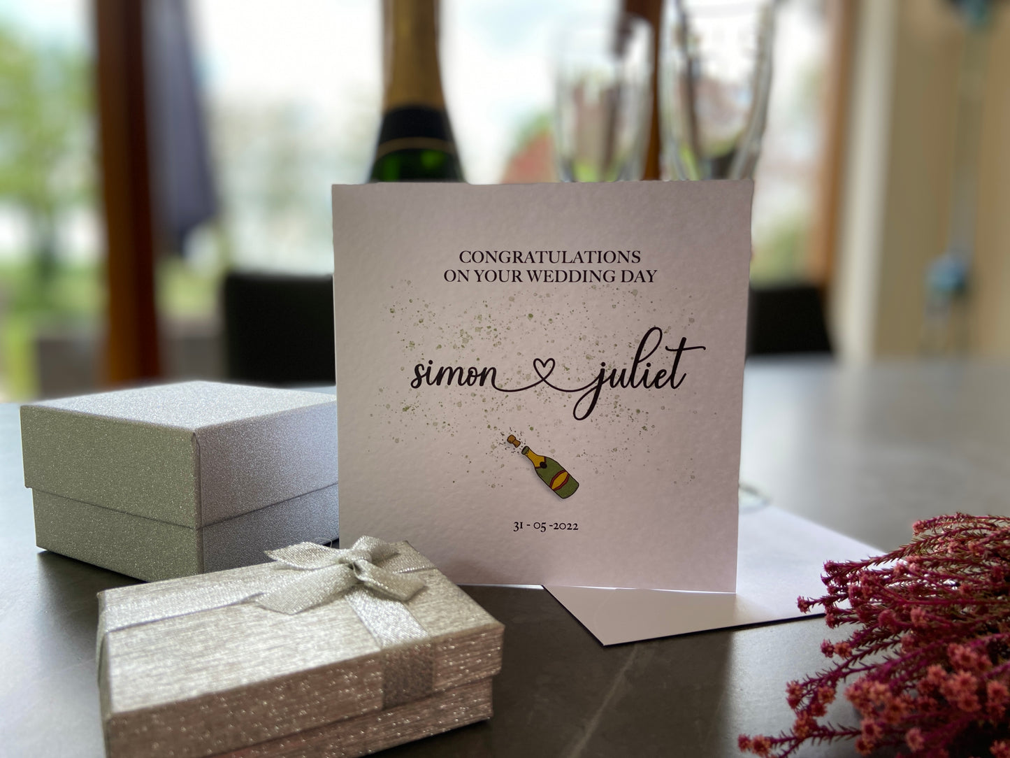 Personalised Wedding Card