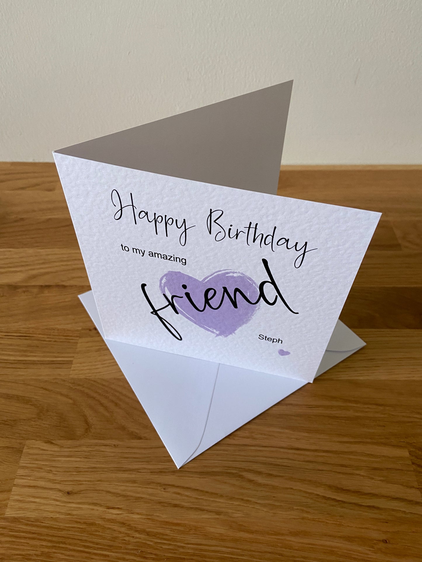 Personalised Friend Birthday Card