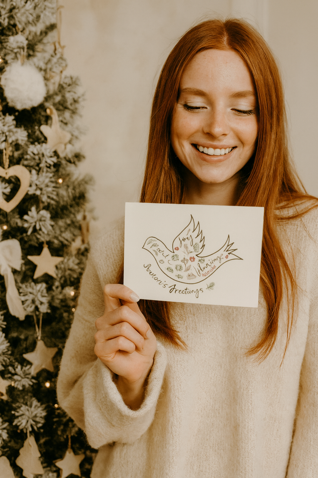Recycled Seasons Greetings Card Set