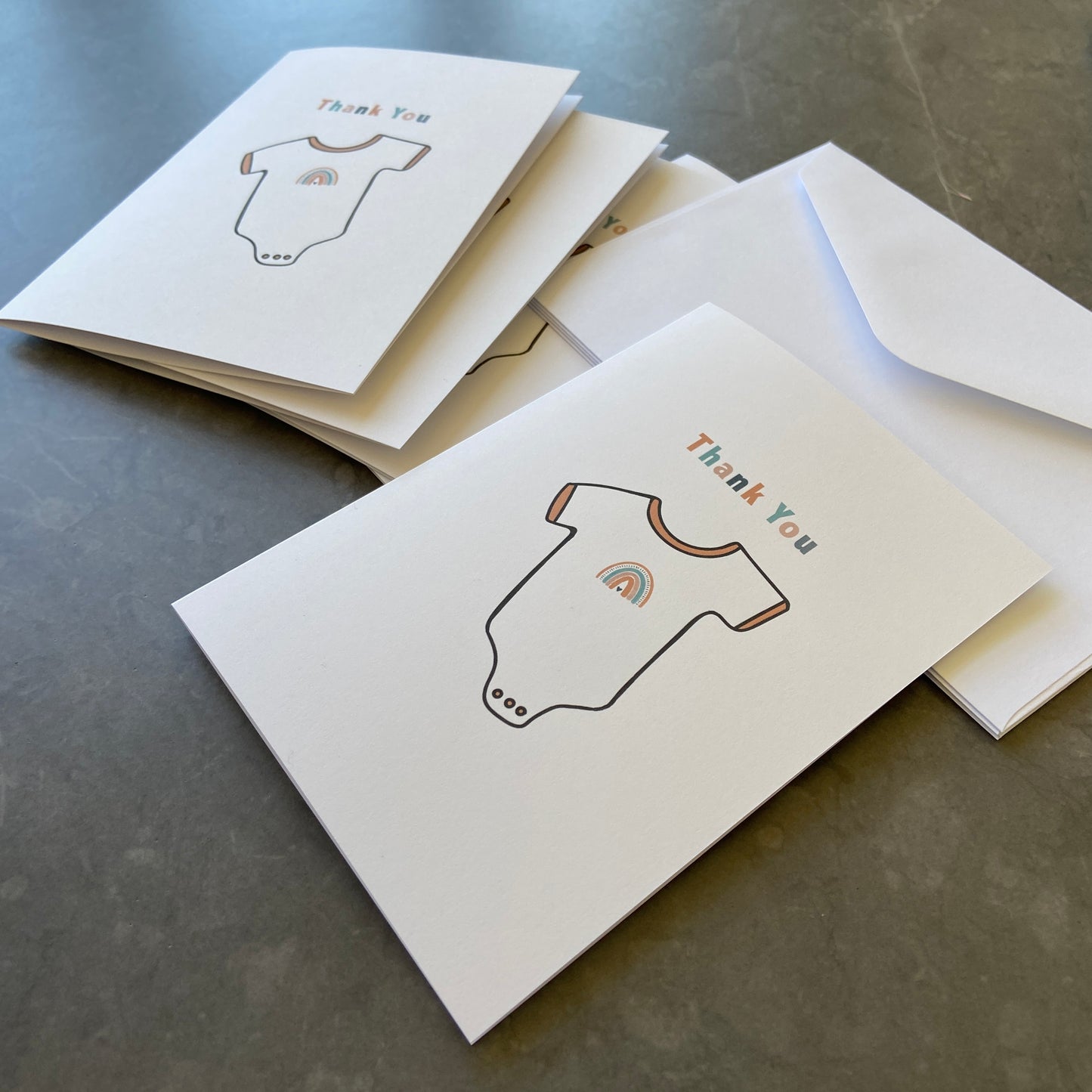 Baby Shower Thank You Note Card Set