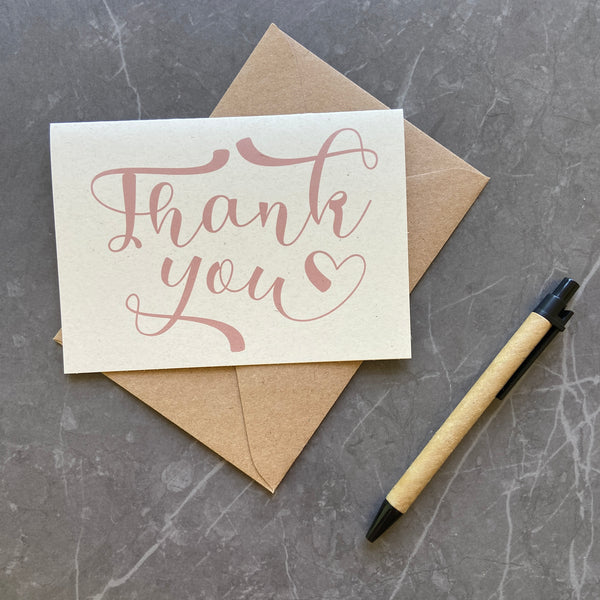 Thank You Note Card Set