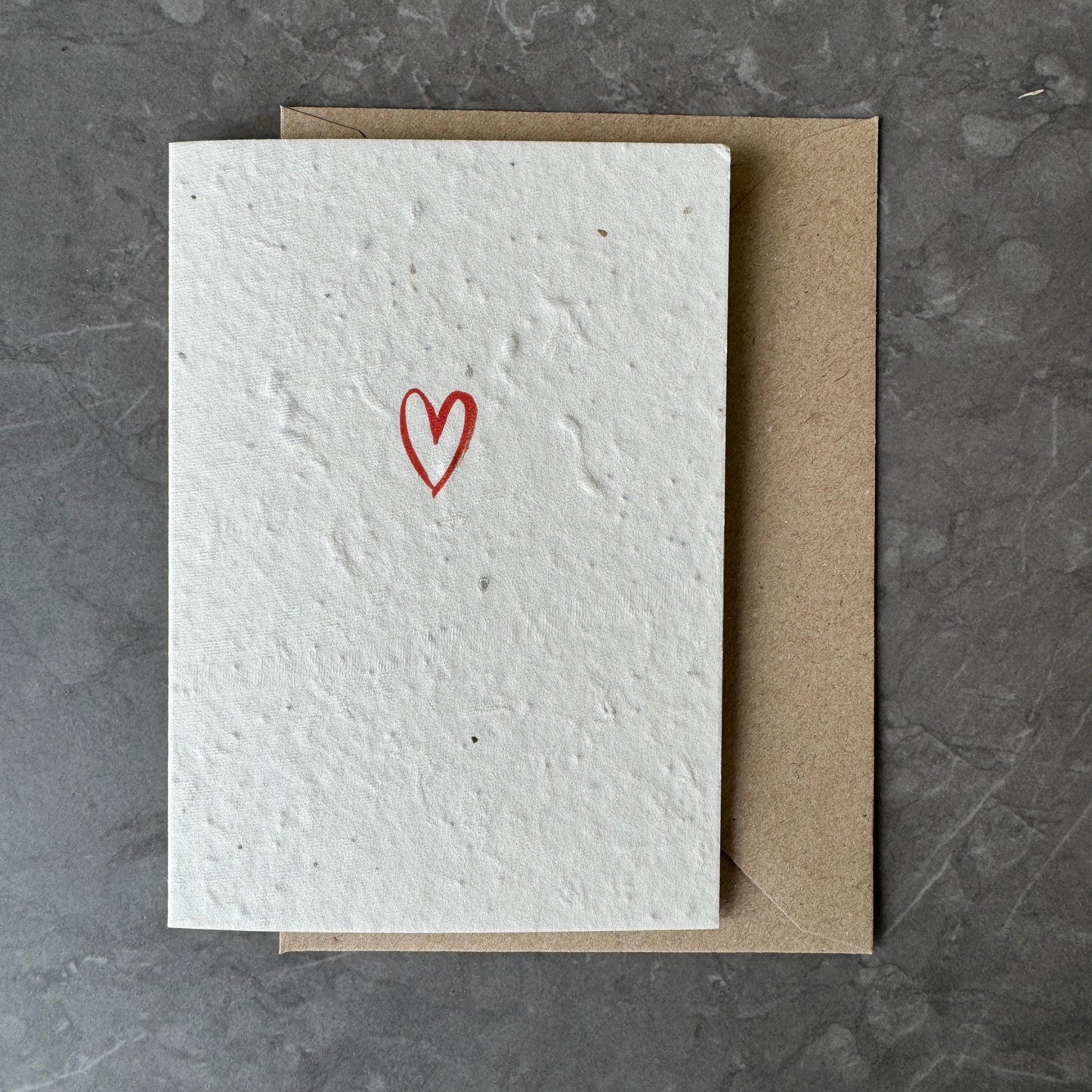 Plantable Love Heart Card