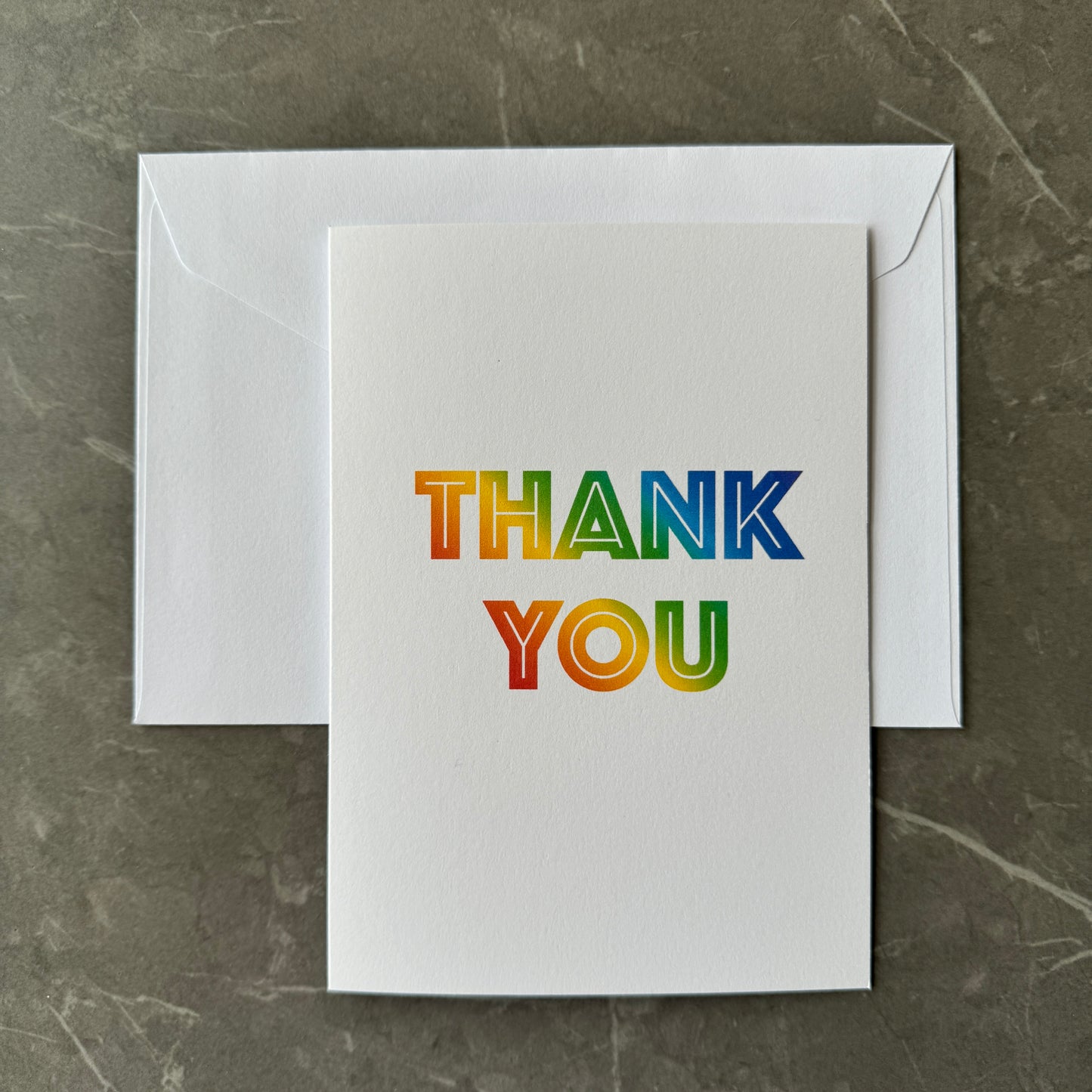Rainbow Thank You Note Card Set
