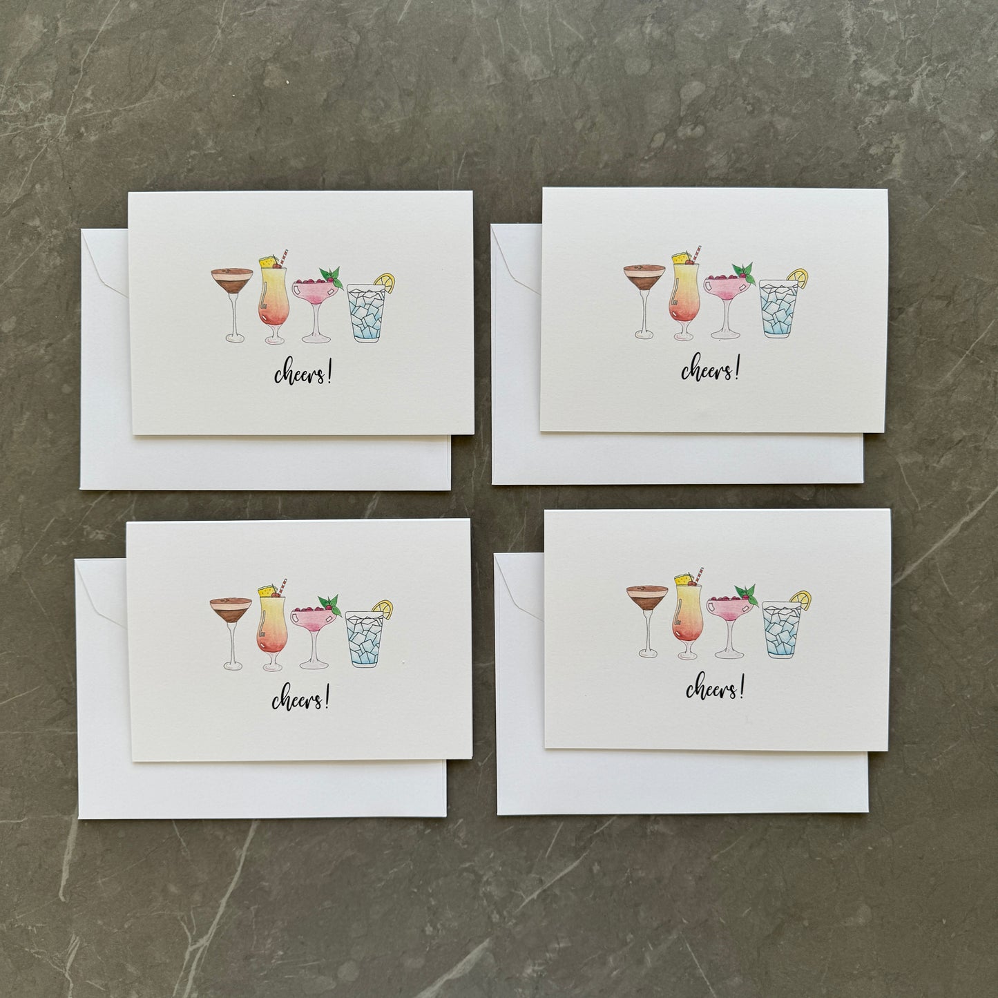 Cocktail Greeting Cards