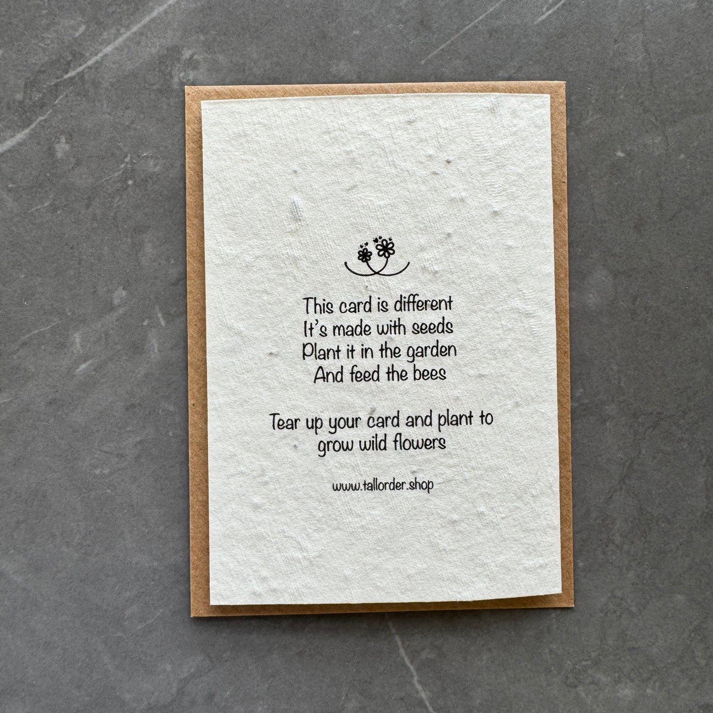 Small Plantable Thank You Cards