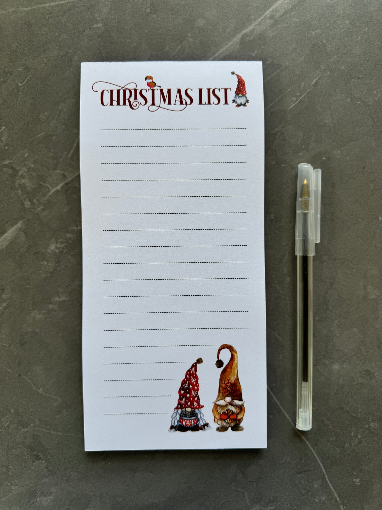 Christmas List Pad