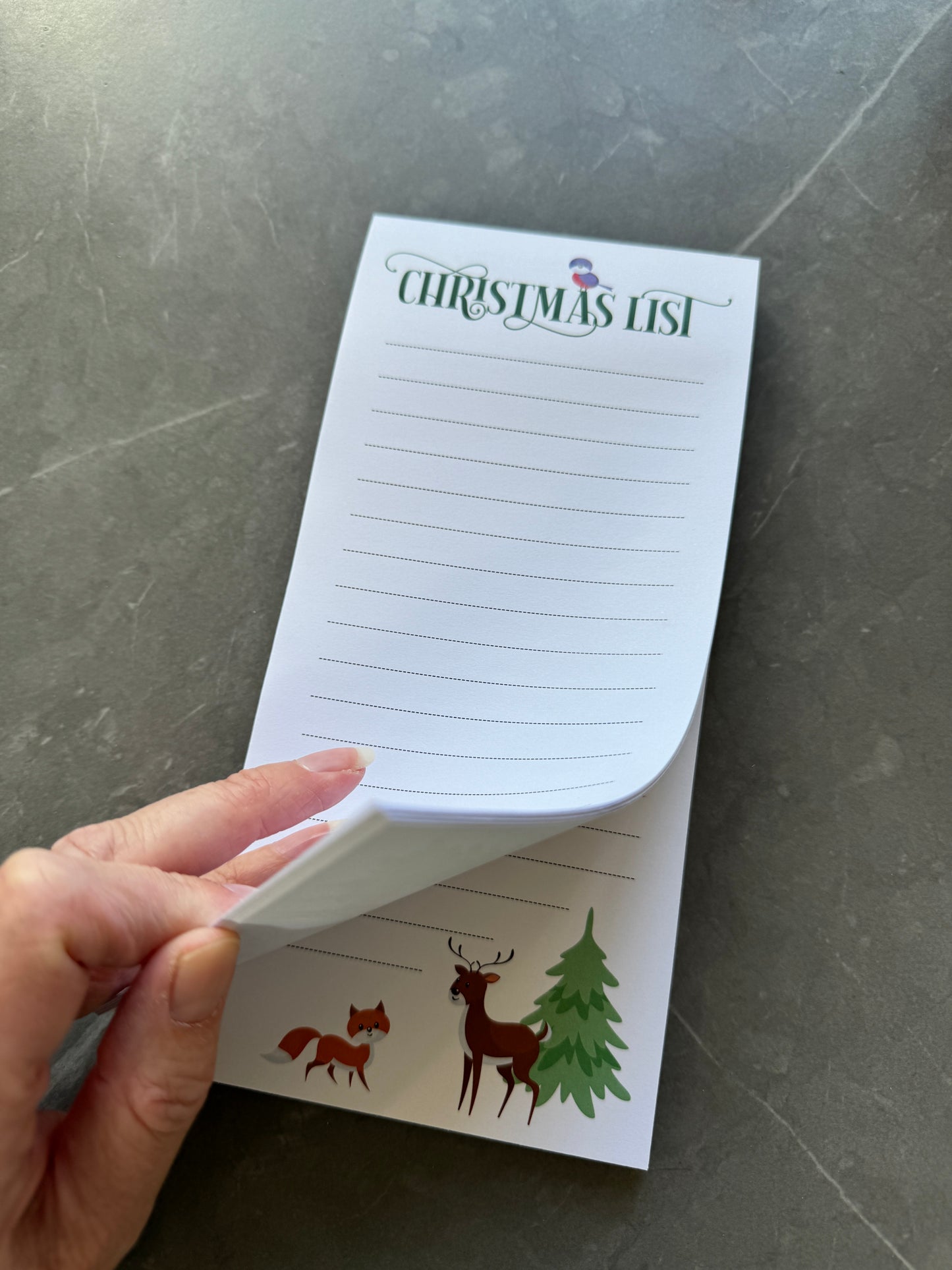 Christmas List Pad