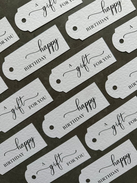Happy Birthday Tags and Gift for You Tags