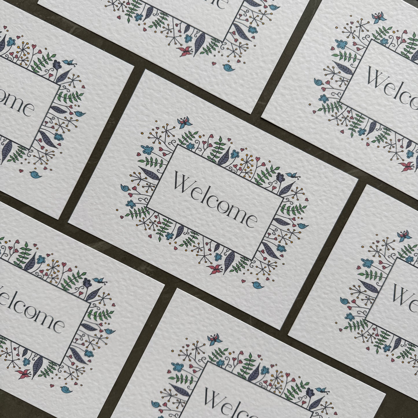 Welcome Note Cards