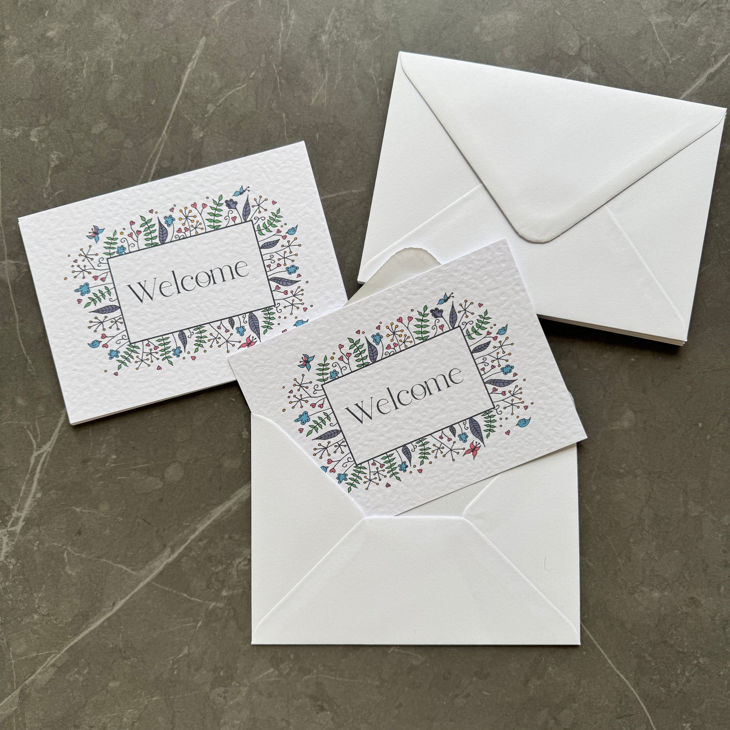 Welcome Note Cards