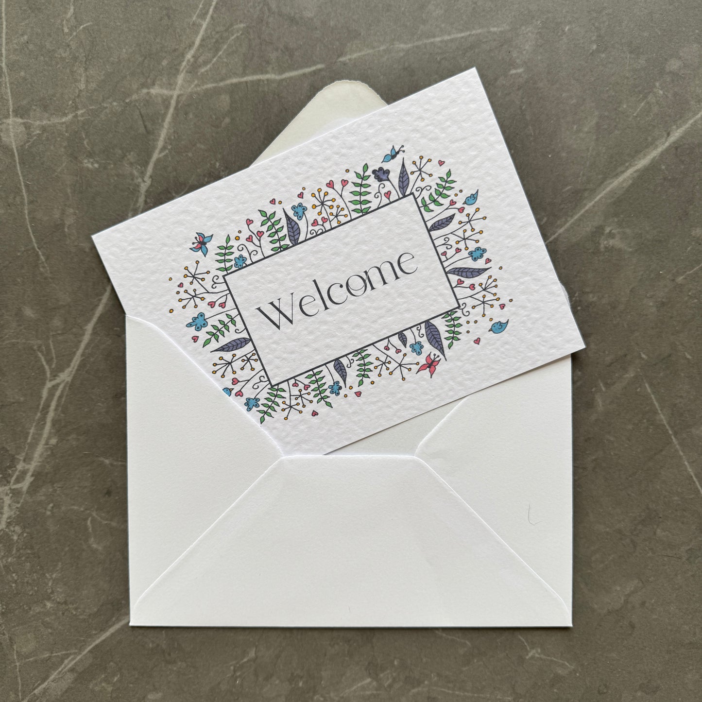 Welcome Note Cards